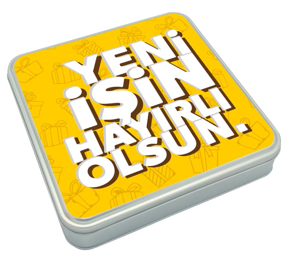 Yeni İş Tasarımlı Special Baklava Lokum & Draje Metal Kutulu