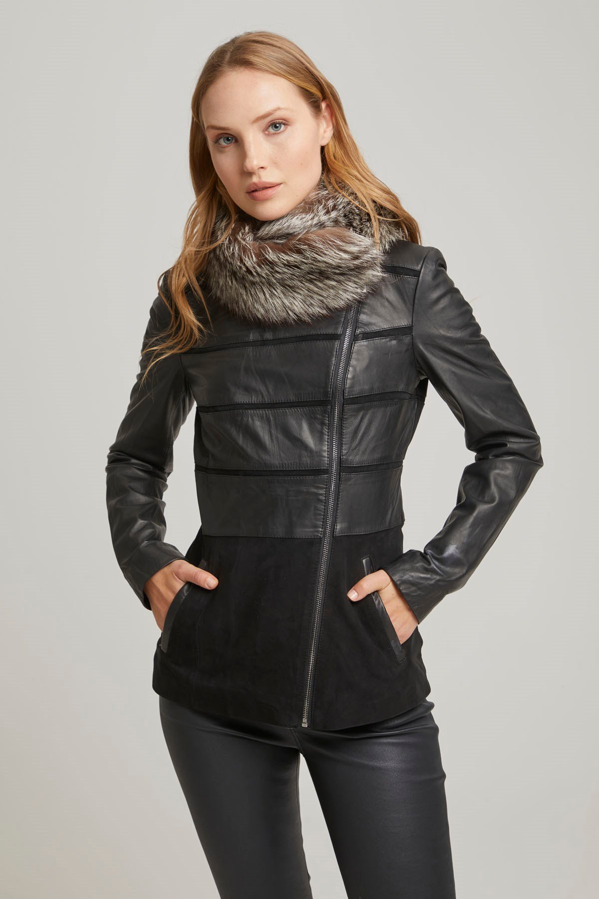 Asia Women's Leather Coat