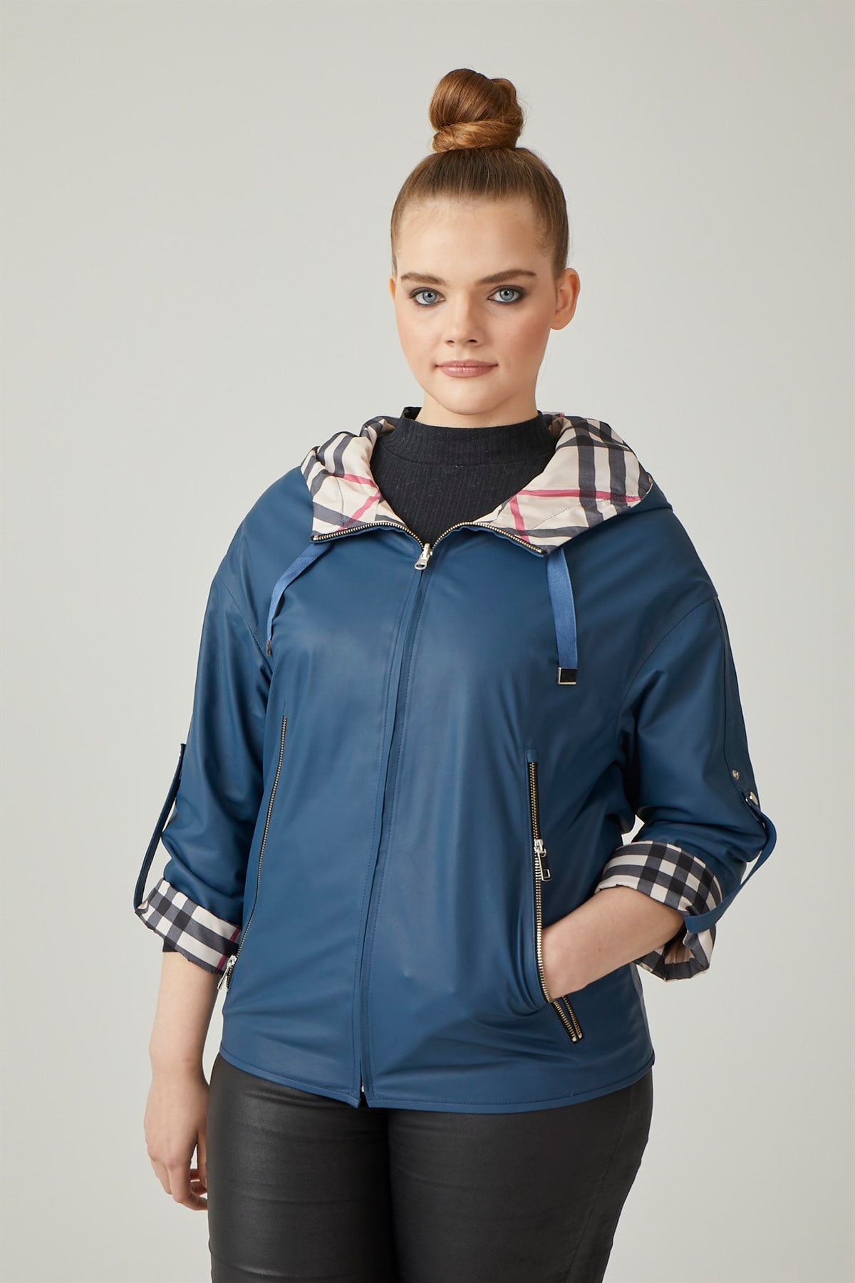 Bugatti Gwen Kadın Çift Taraflı Deri Mont