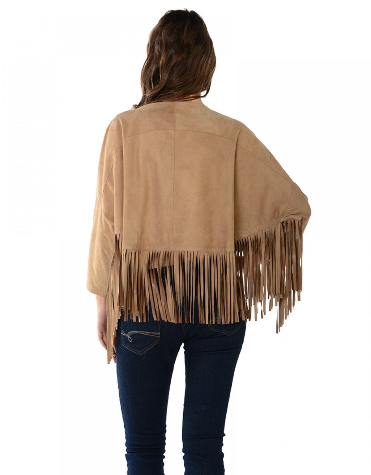 Camel Arabella Kadın Süet Panço