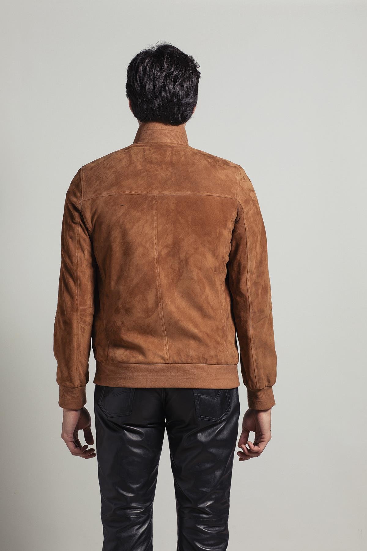 Camel Knox Erkek Süet Mont