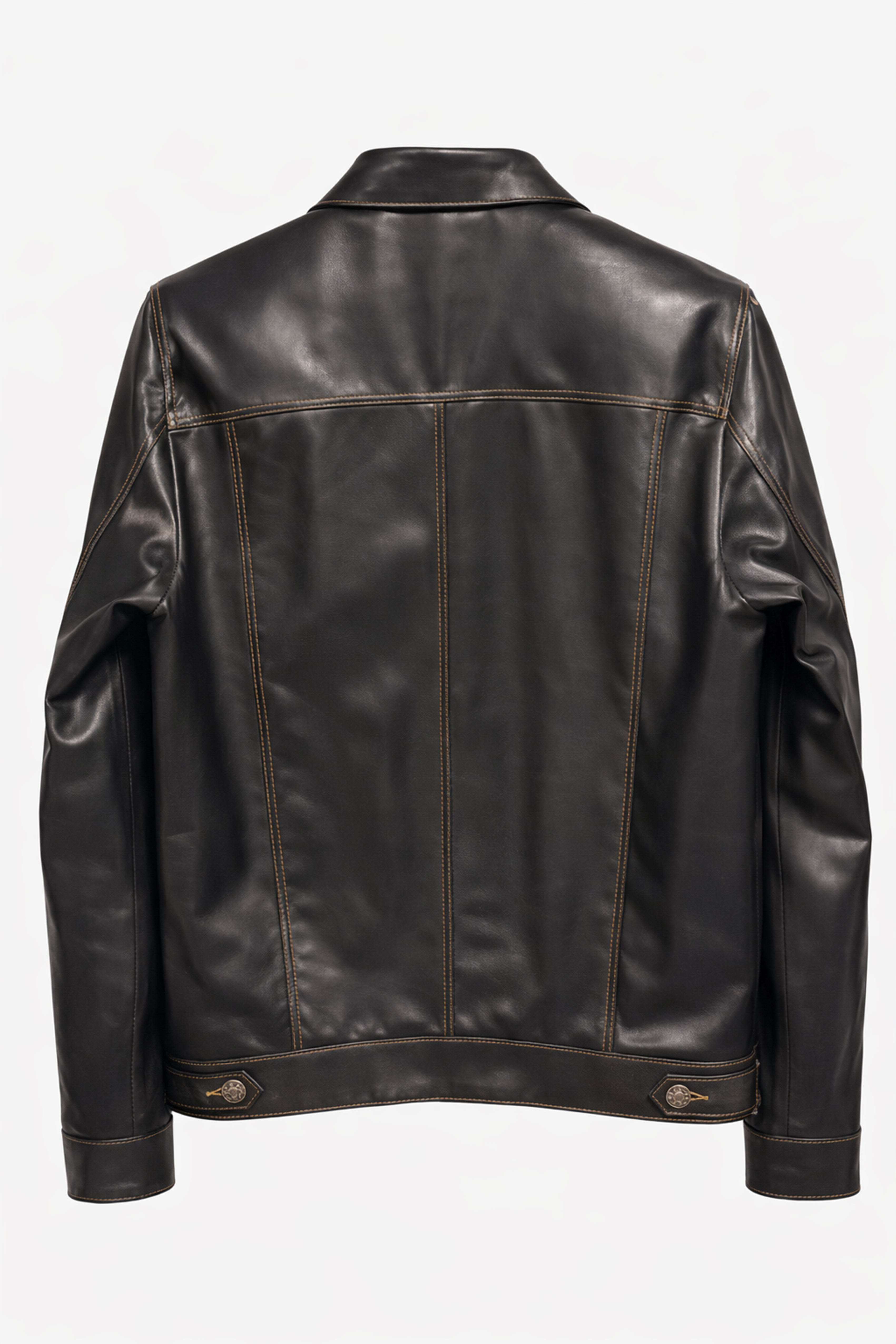 Classic Denim Hakiki Deri Ceket