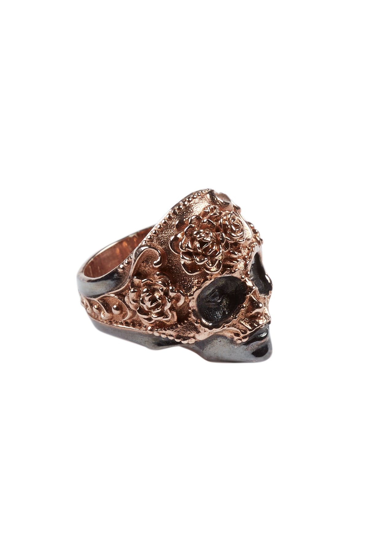 DEATH MASK MODEL TASARIM 925 AYAR GÜMÜŞ YÜZÜK