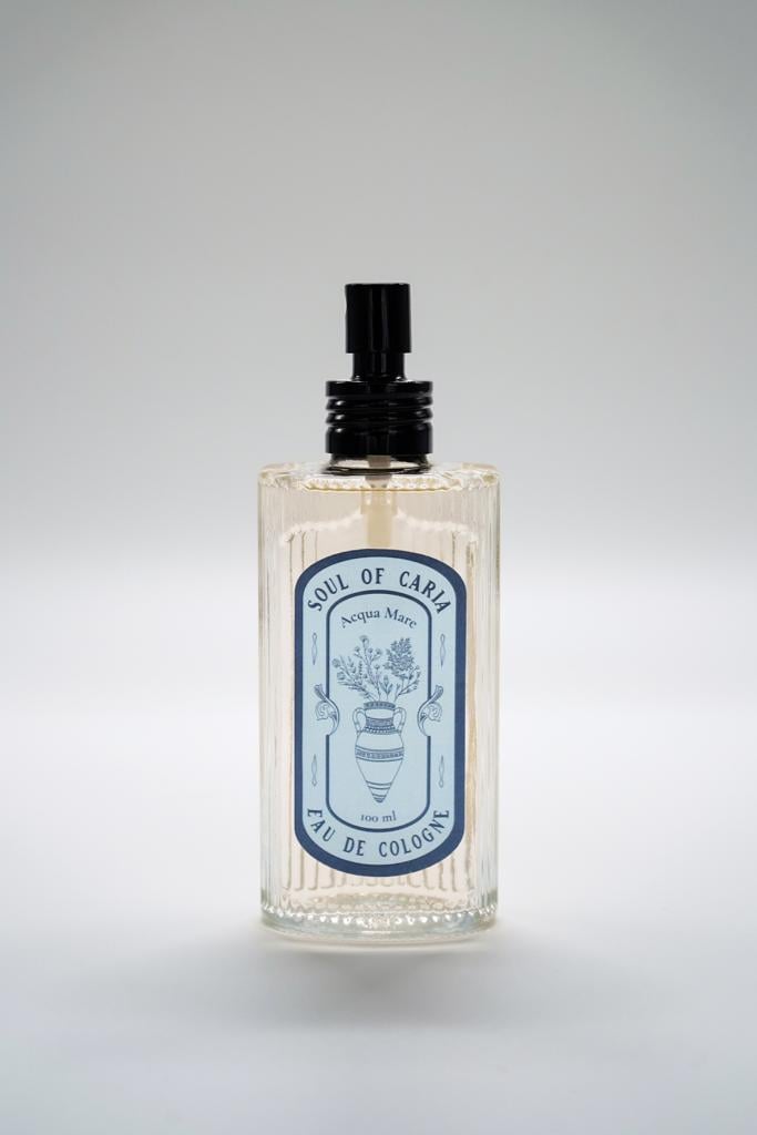 Deniz Suyu Kokulu Soul Of Caria Eau De Kolonya 100 Ml Özel Cam Şişe