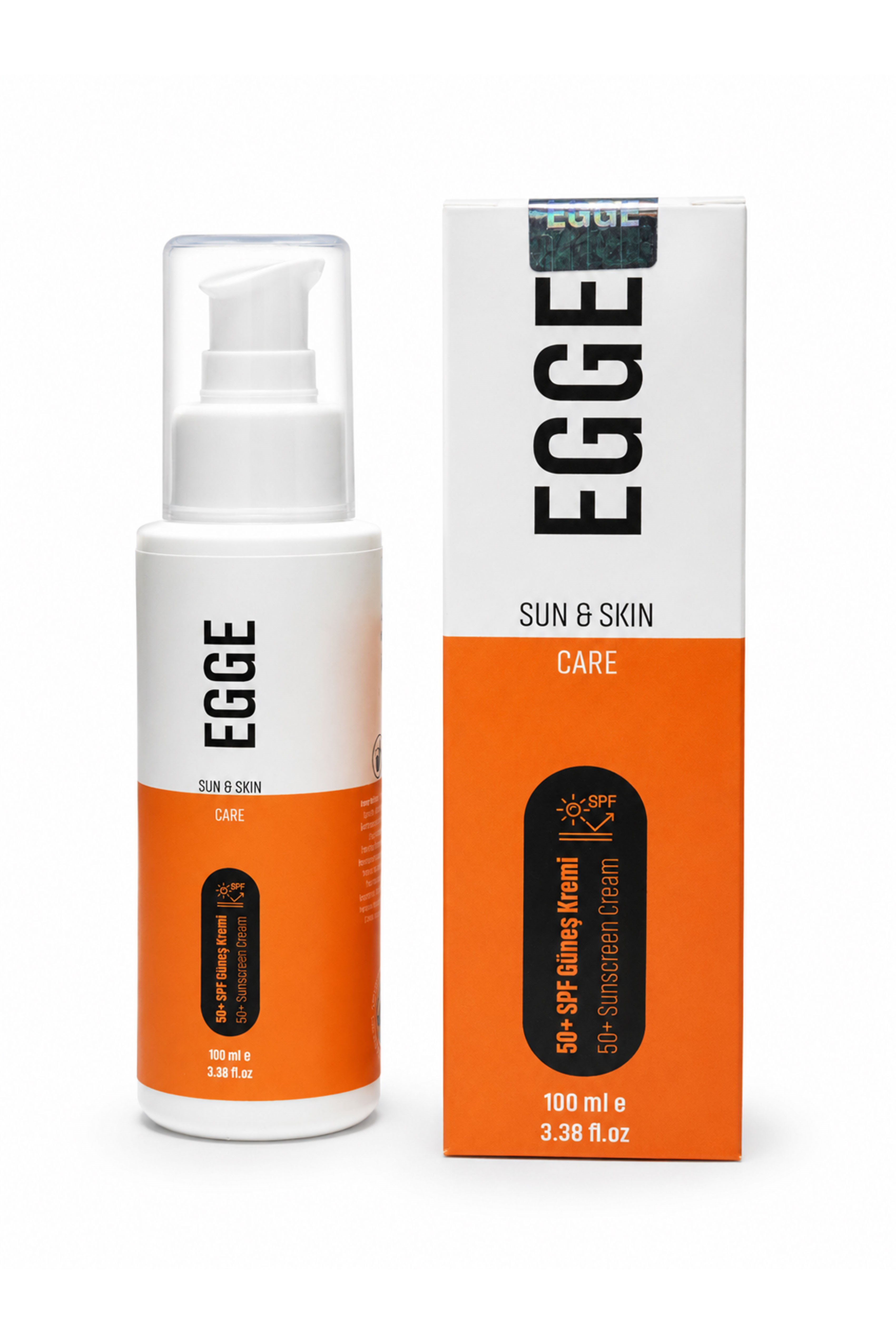 EGGE Sun Skin Care SPF 50+ Yüz ve Vücut Güneş Kremi 100 ml