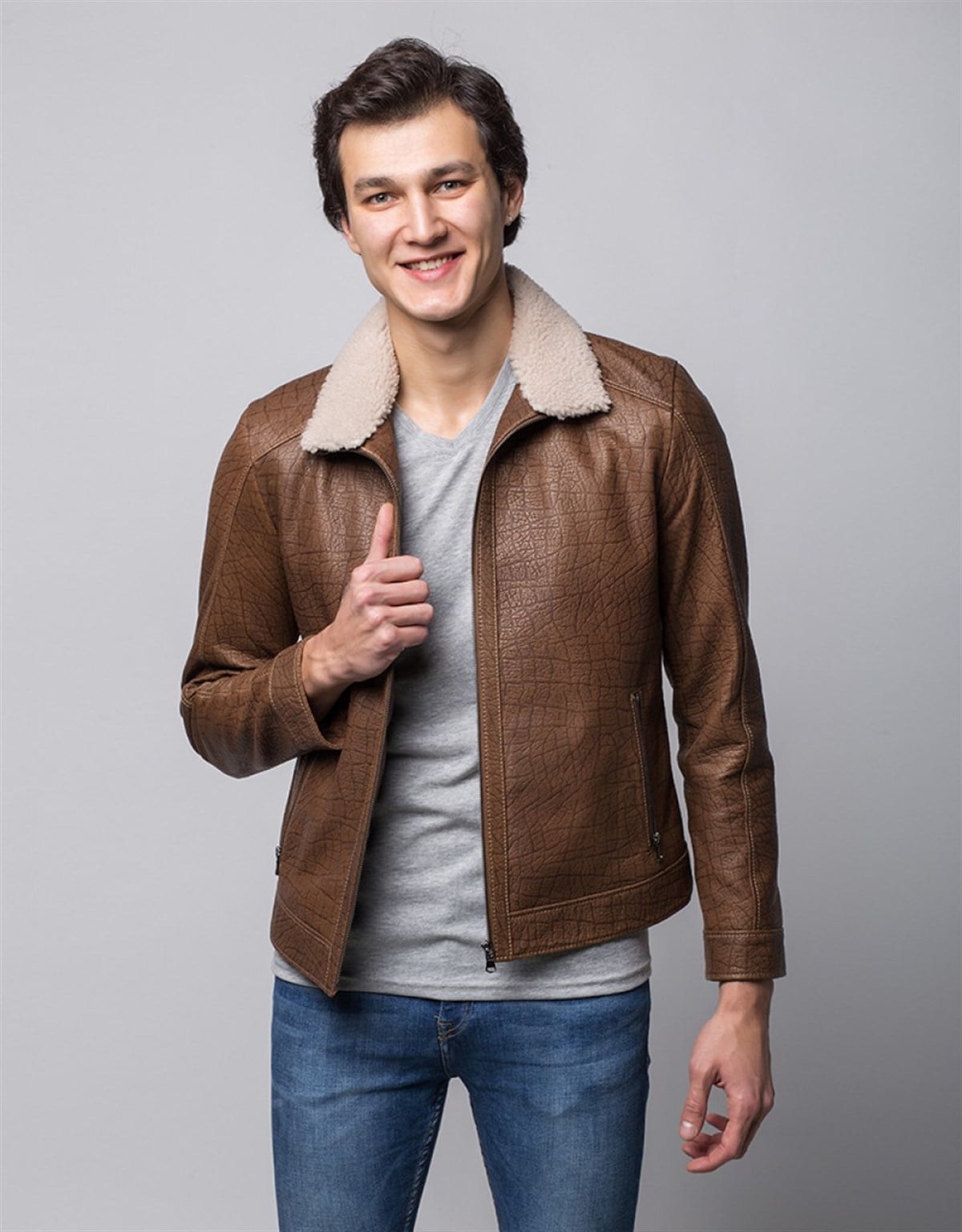 ERKEK MONT KÜRKLÜ TABA 1140 