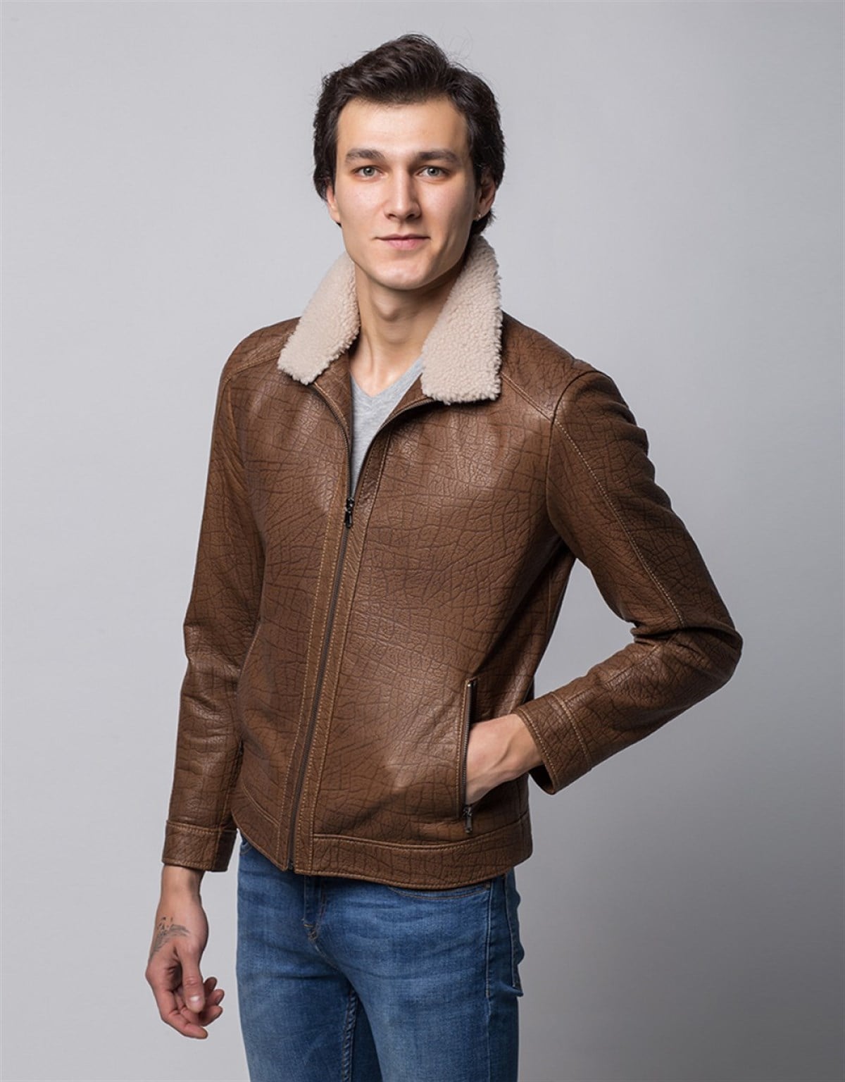 ERKEK MONT KÜRKLÜ TABA 1140 