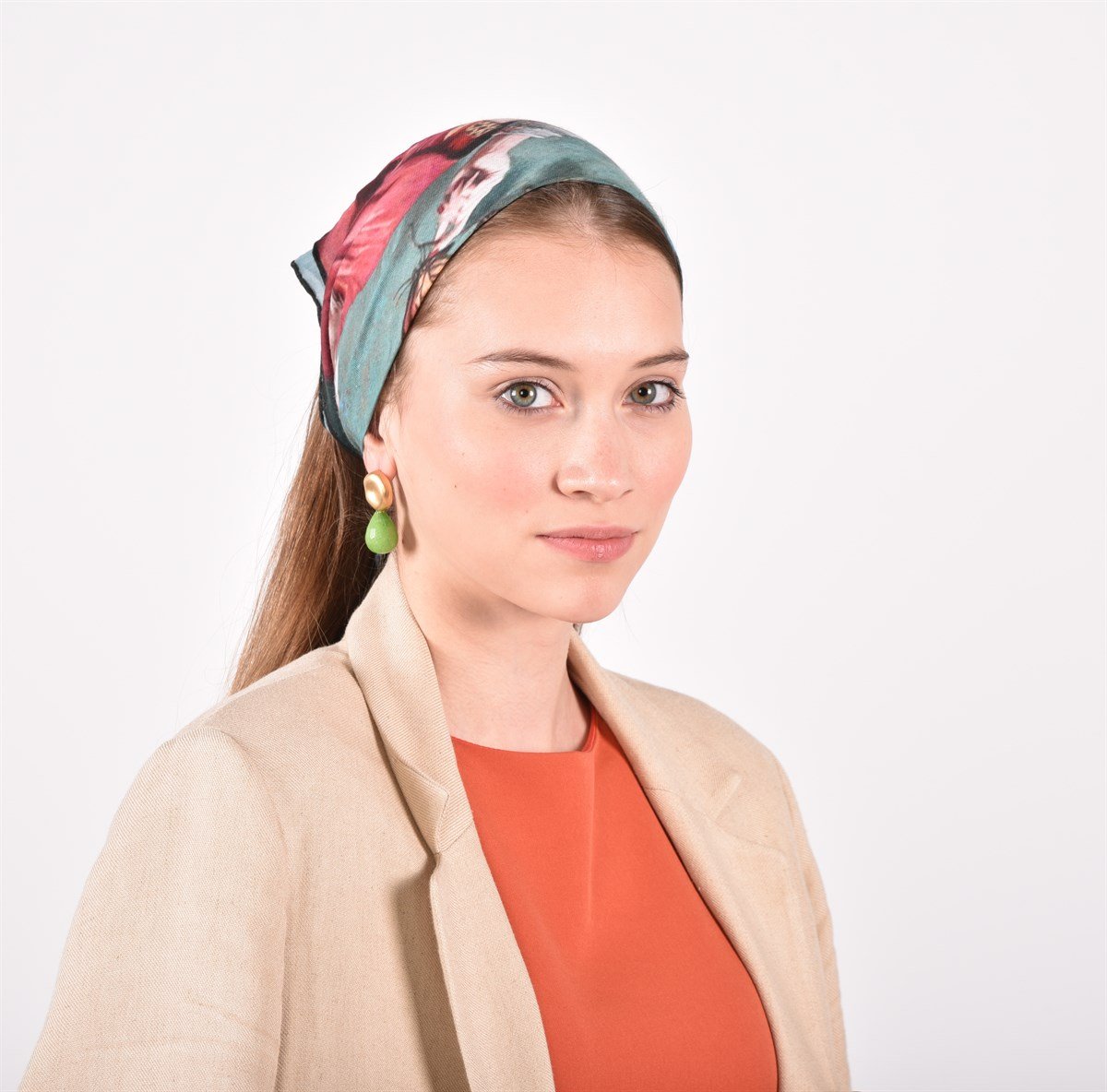 FRİDA KAHLO BUTTERFLY DESENLİ BANDANA