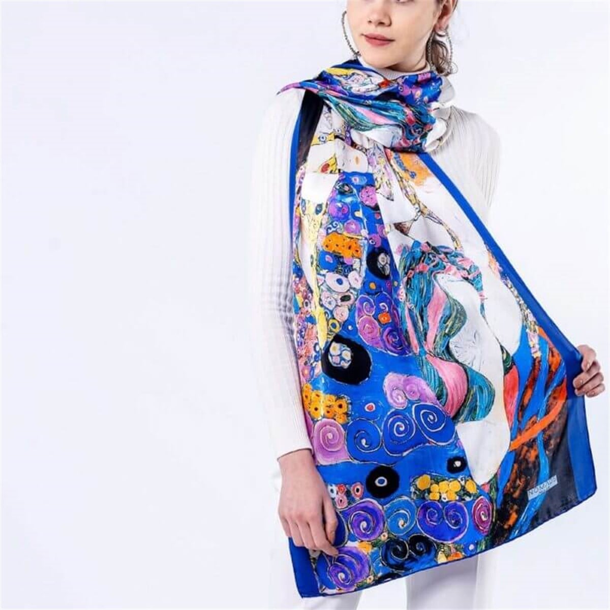 GUSTAV KLIMT 1 DESENLİ FULAR