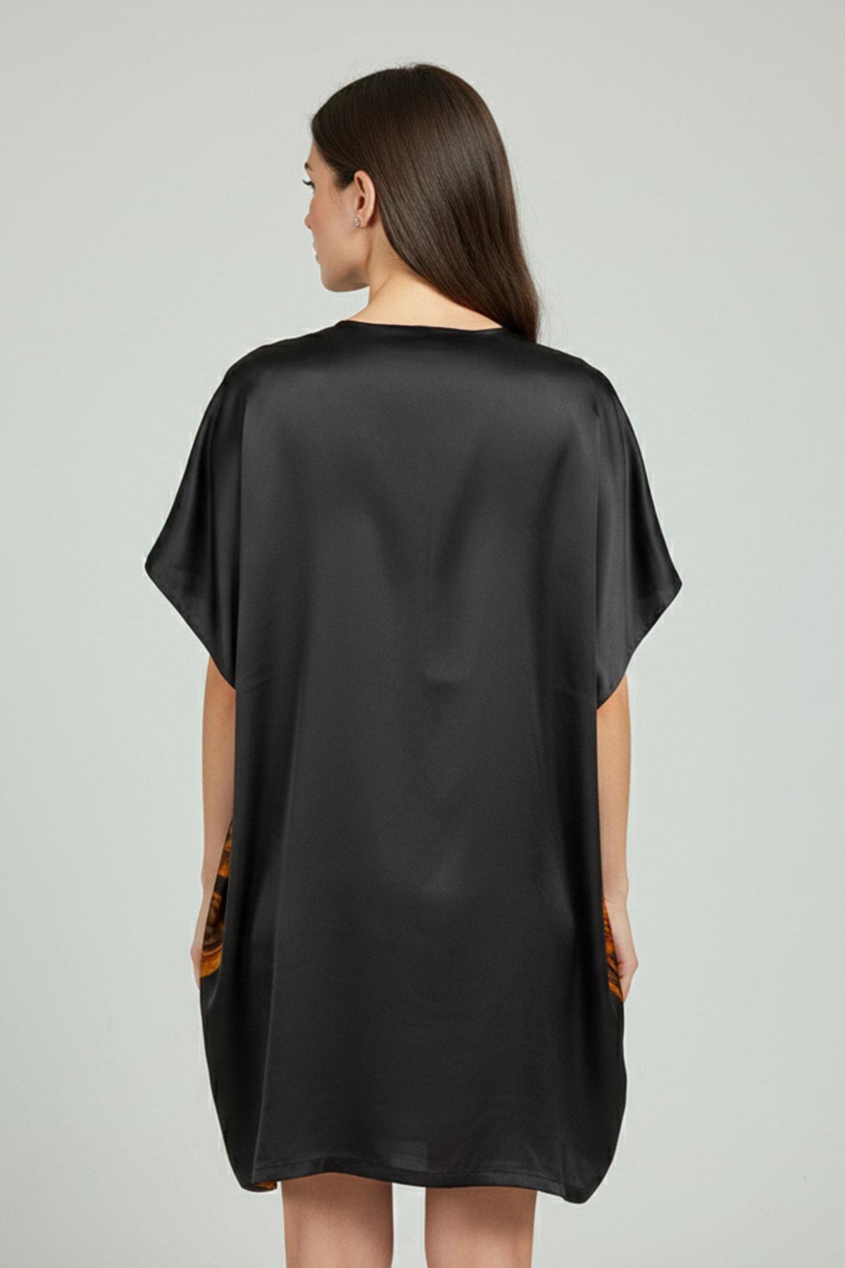 Gustav Klimt “Ağlayan Kadın” Sanat Baskılı İpek Elbise