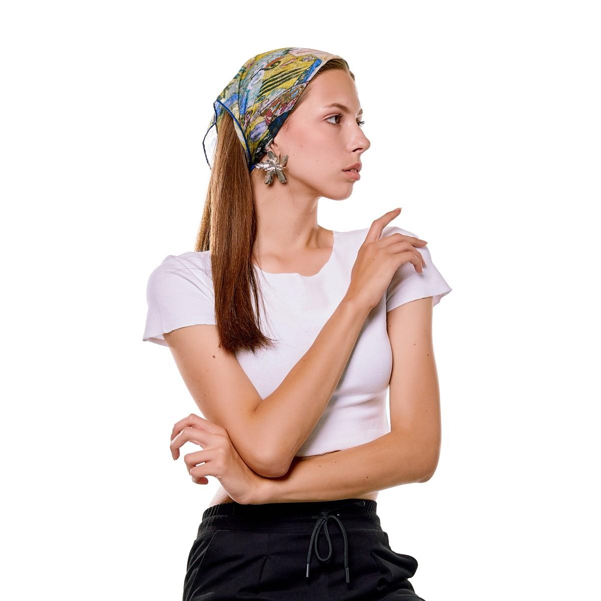 Gustav Klimt Freyas Tears Patterned Bandana