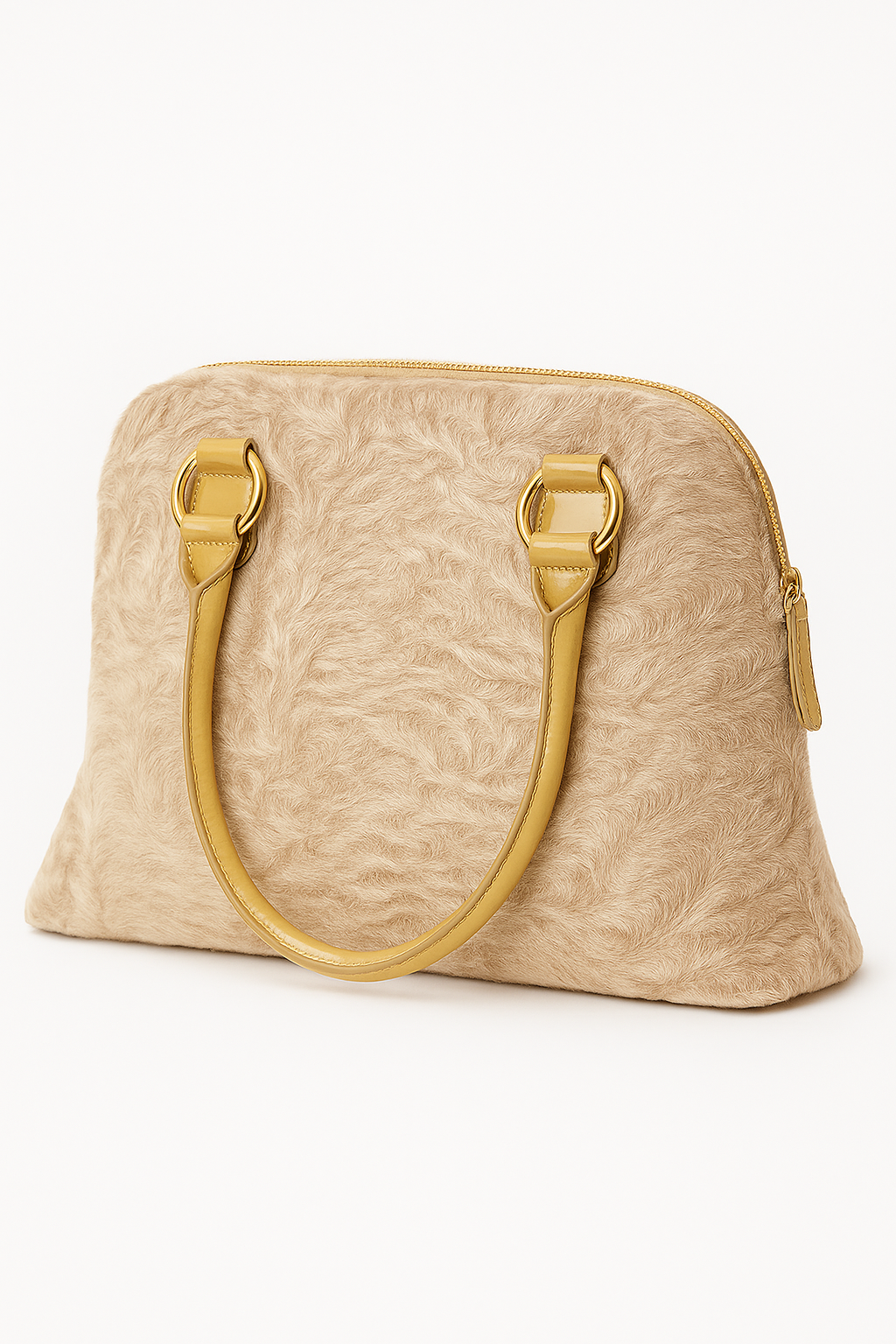 Hakiki Deri Bej Çanta