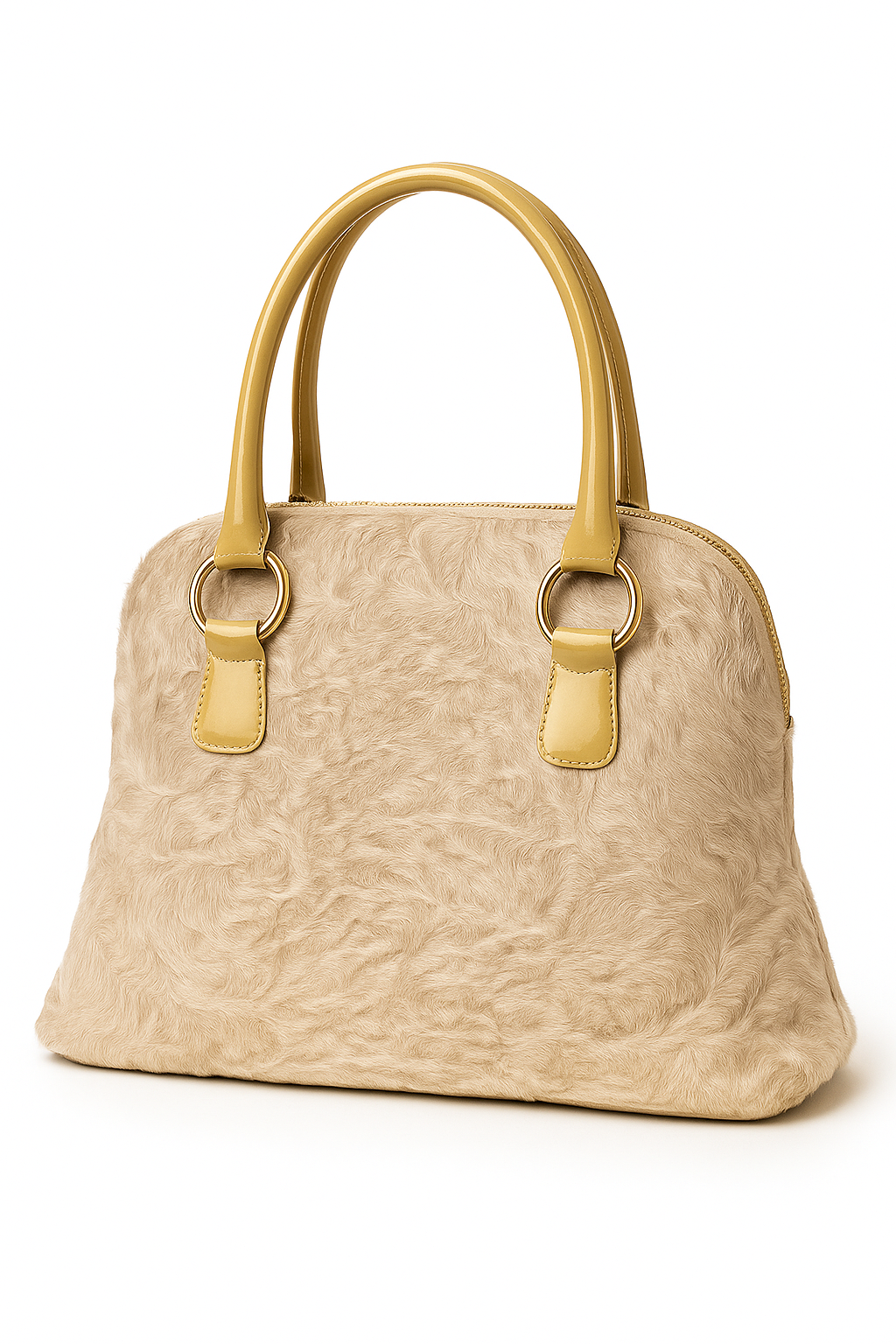 Hakiki Deri Bej Çanta