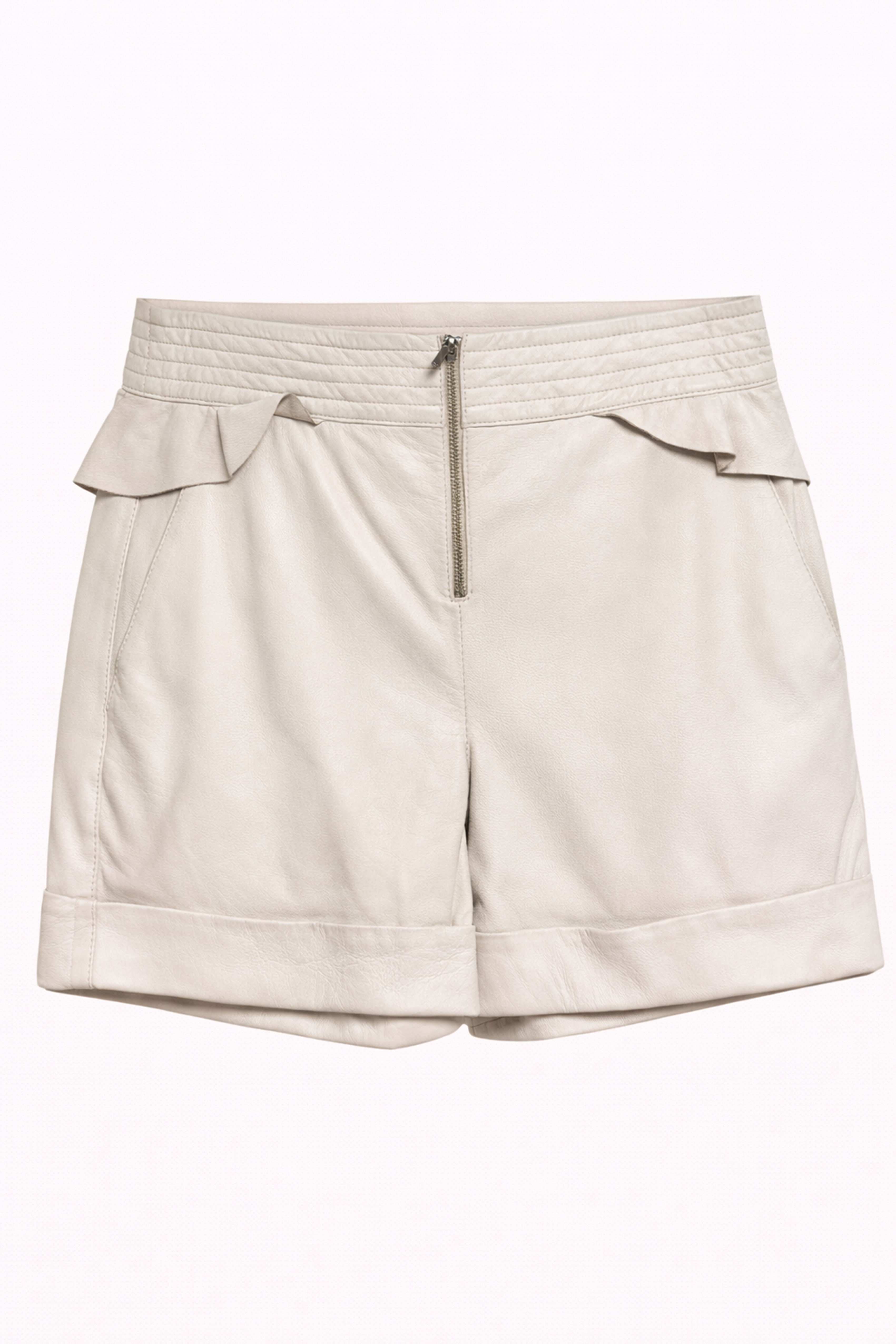 Hakiki Deri Modern Kesim Kadın Şort