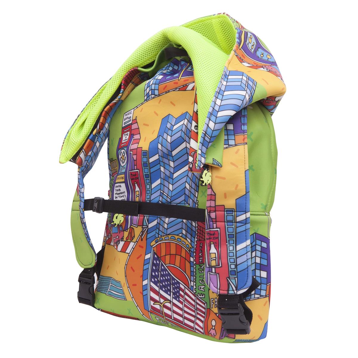 Ikigai City Series New York Hooded Large Backpack