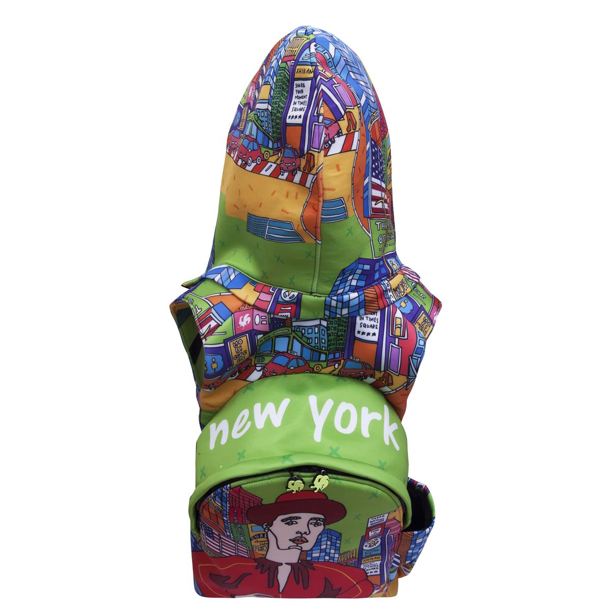 Ikigai City Series New York Hooded Large Backpack