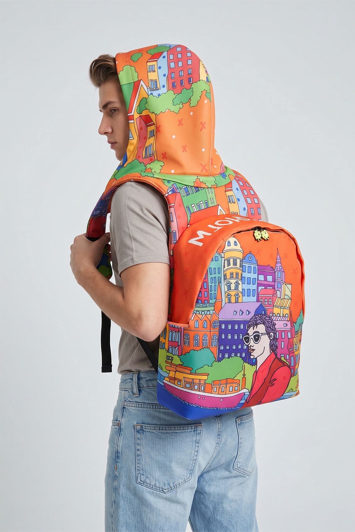 Ikigai City Series Stockholm Hooded Large Backpack