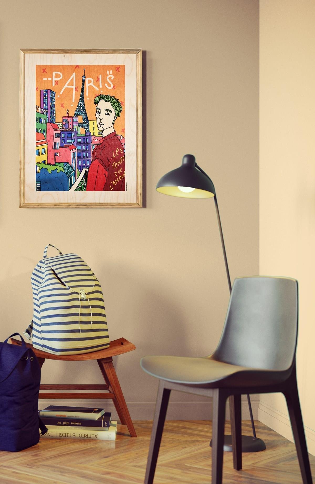 IKIGAI_PARIS Wooden Table