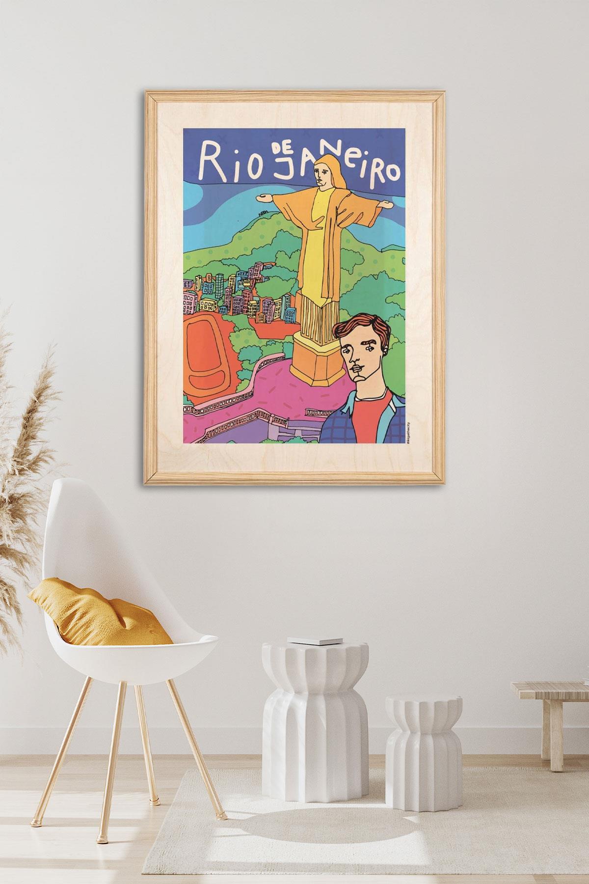 Ikıgaı_Rio De Janeiro Wooden Table