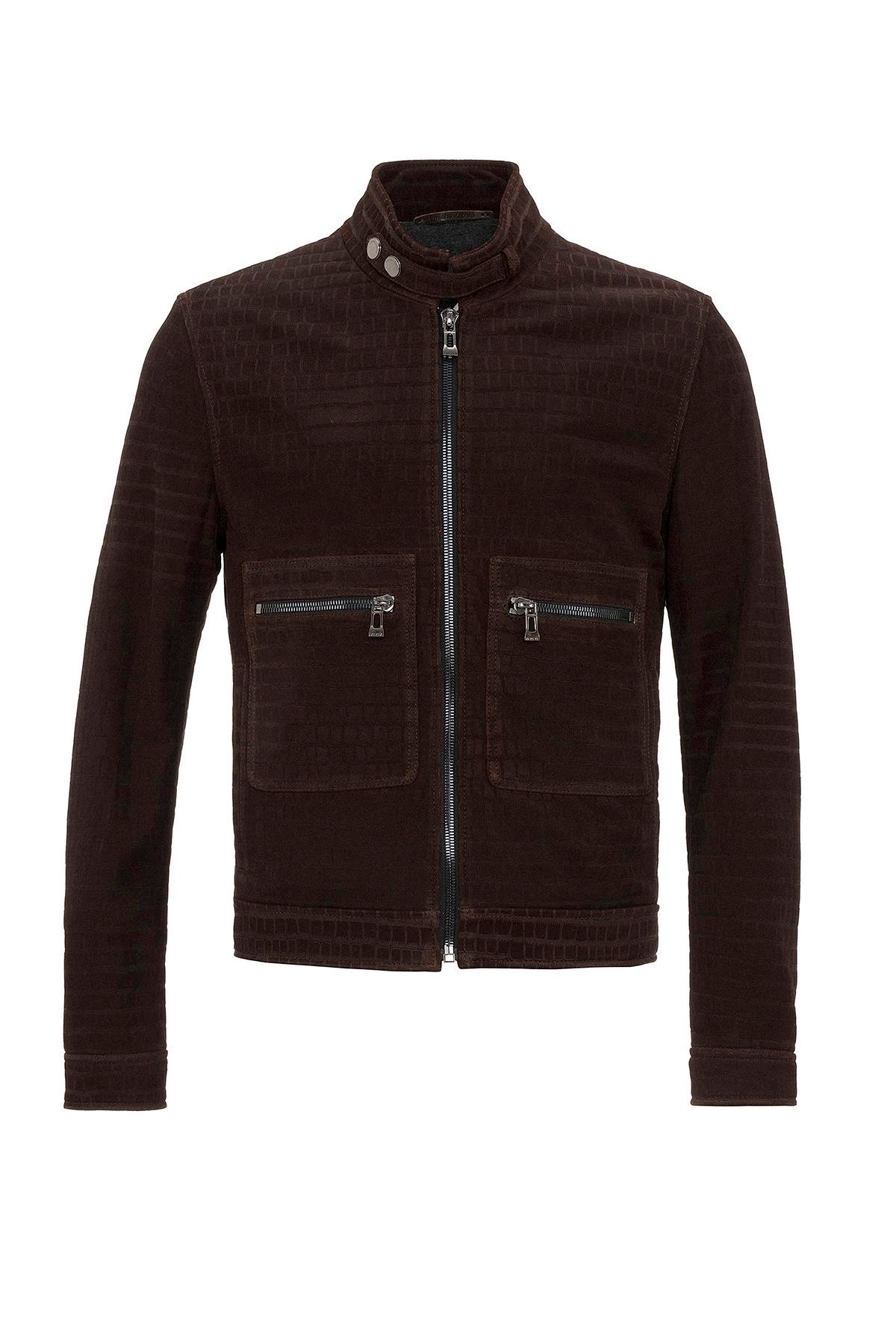 Brown Jovanni Suede Coat