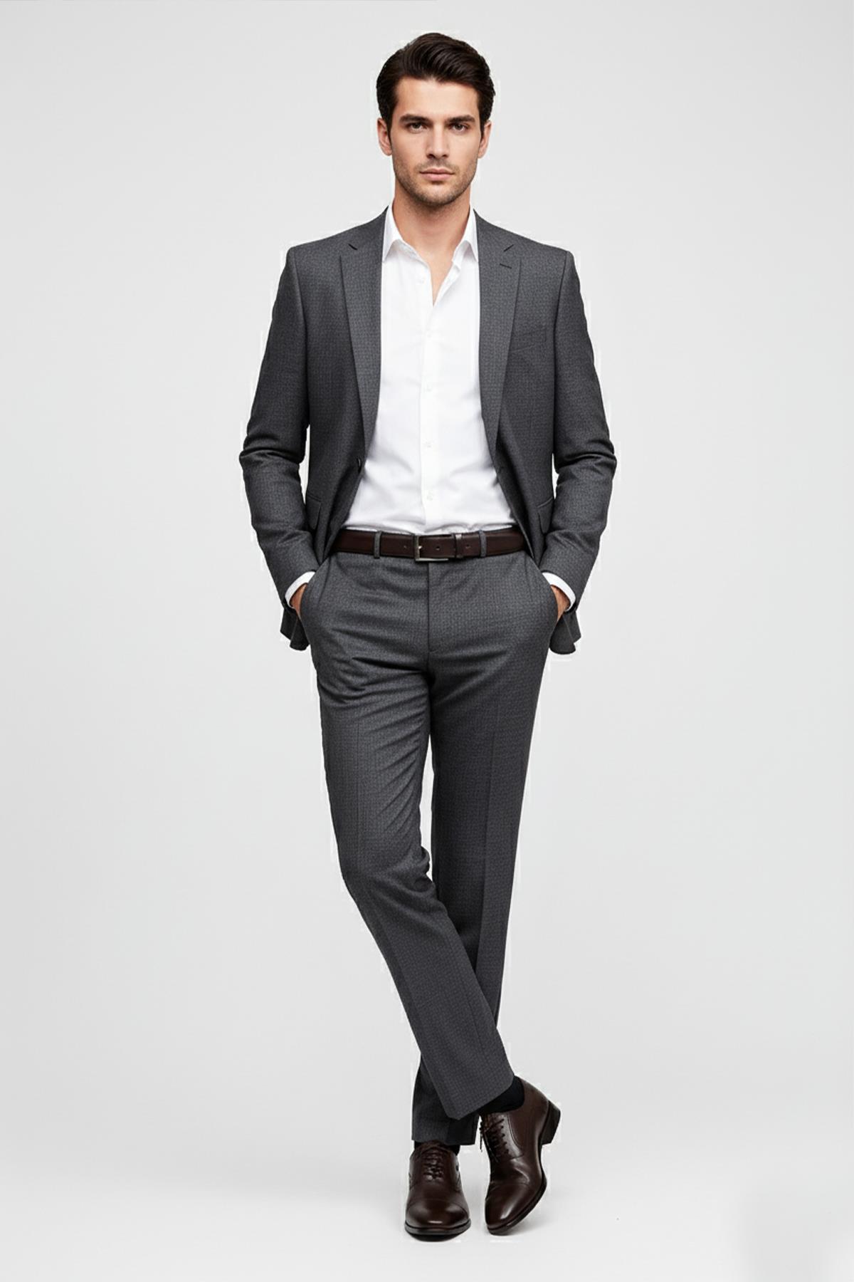 Kahverengi Deri Klasik Erkek Ayakkabı