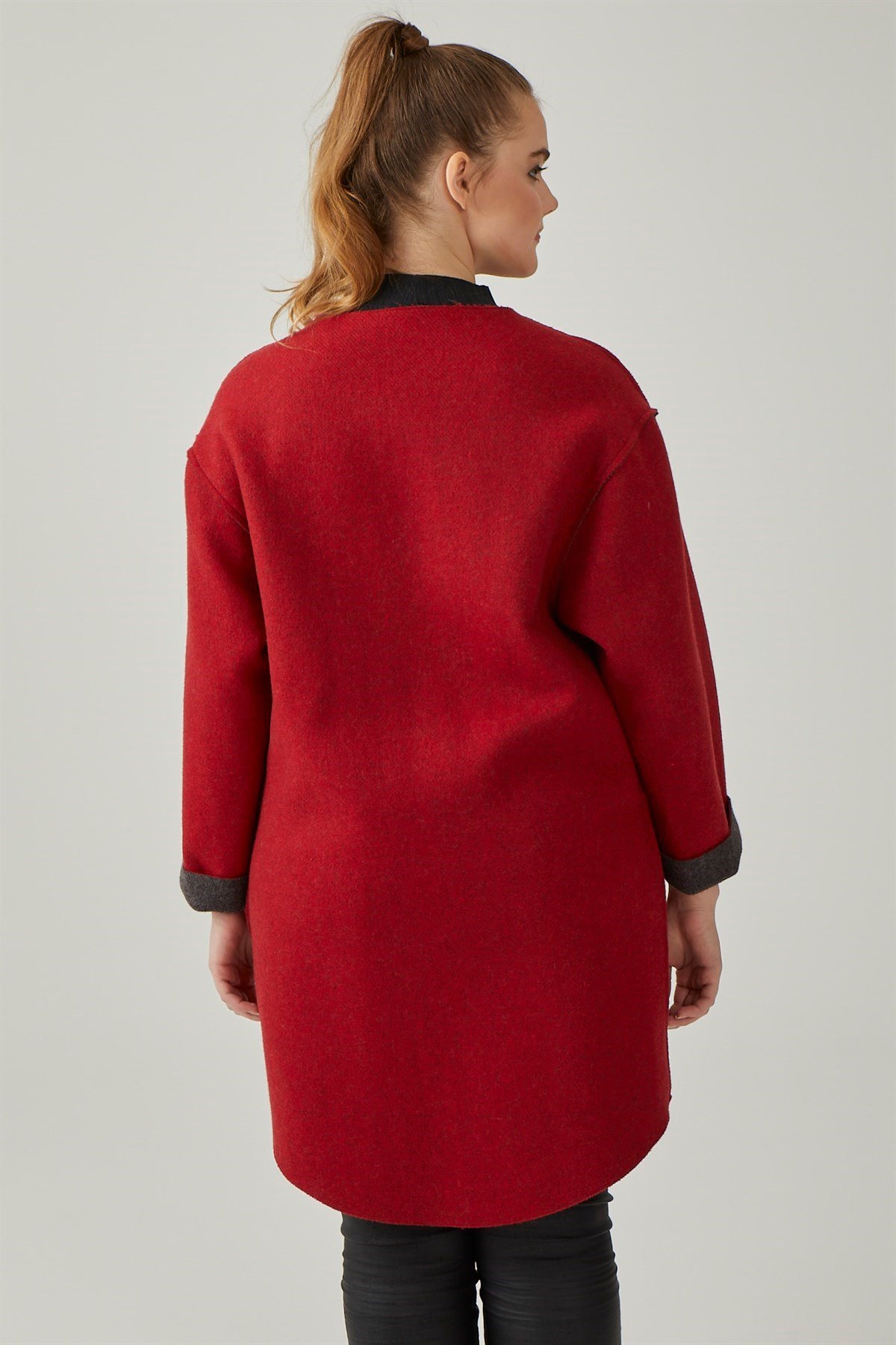 Red Rosa Women's Alpaca Feather Coat