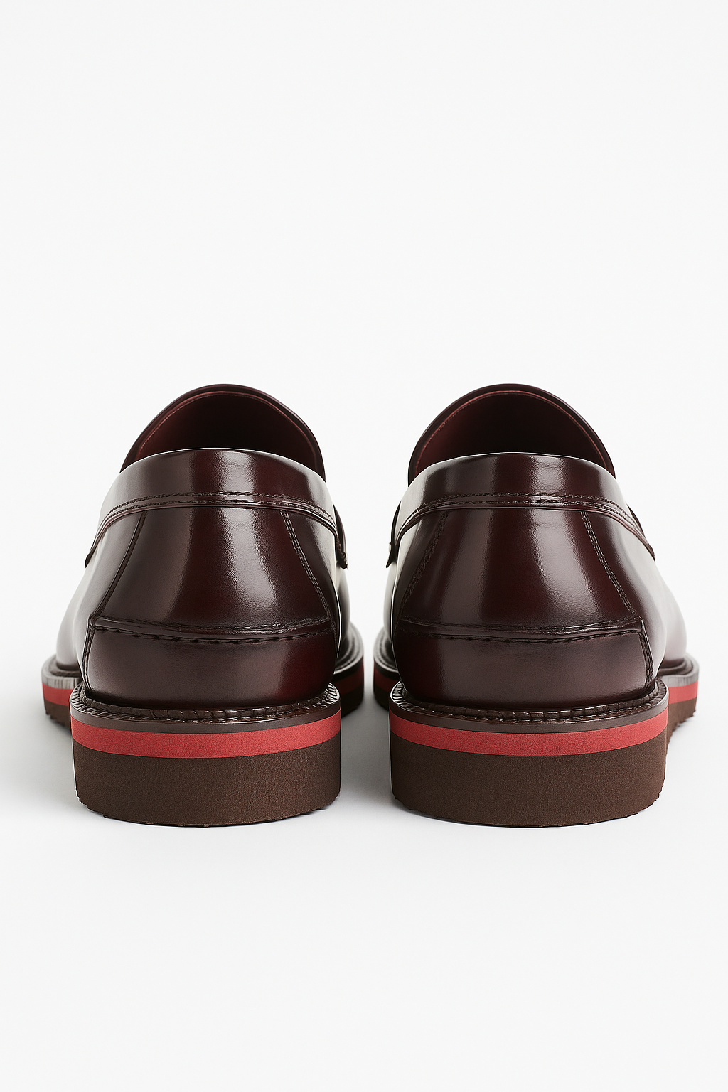 Kırmızı Taban Detaylı Bordo Rugan Erkek Ayakkabı