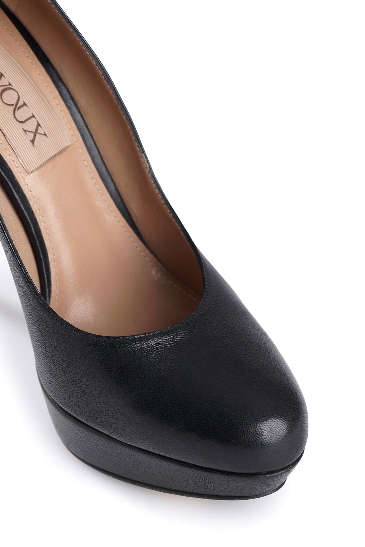 Klasik Siyah Platform Stiletto