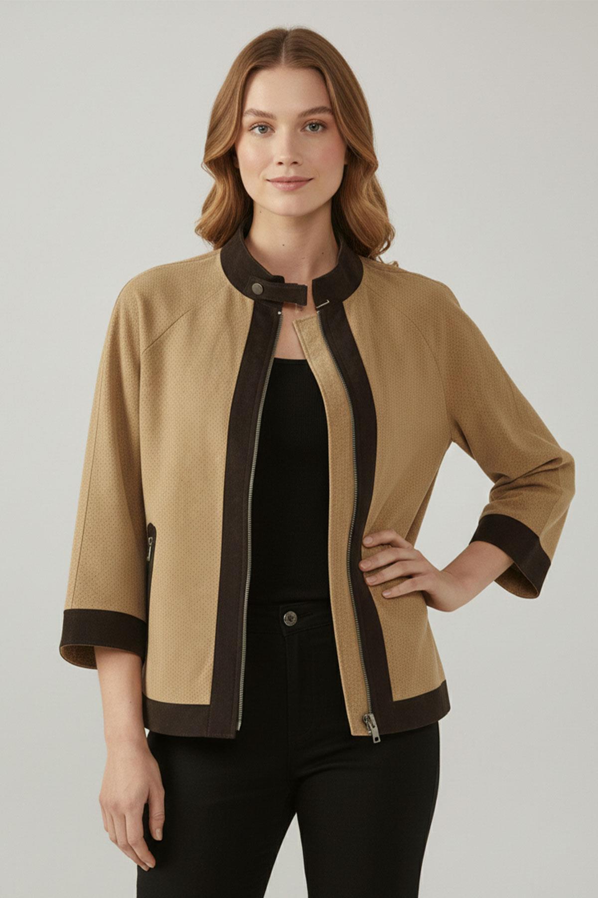 Margaret Kahve Kadın Süet Ceket