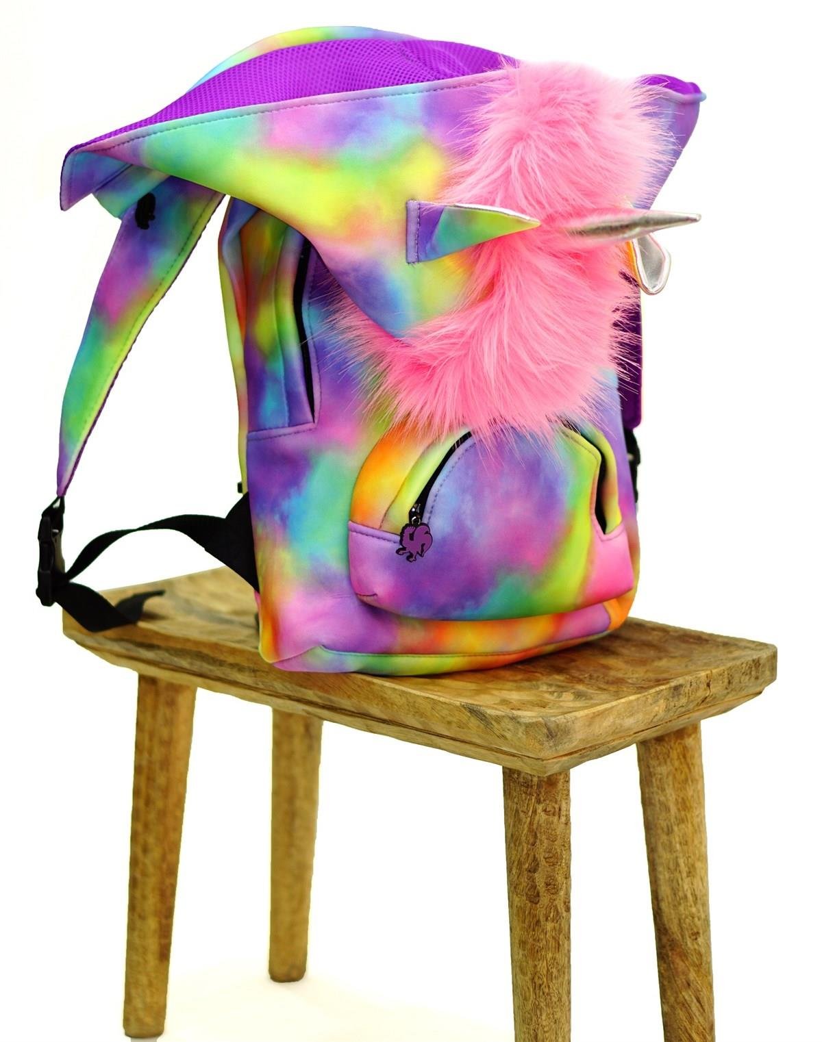 Morikukko Unicorn Oversized Hooded Backpack