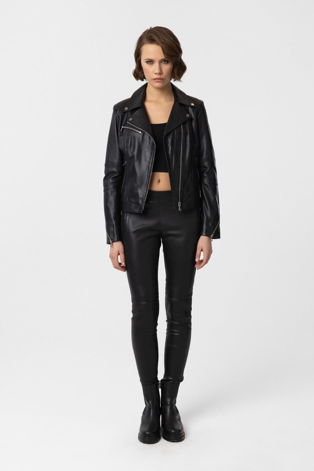 Black Edith Leather Jacket