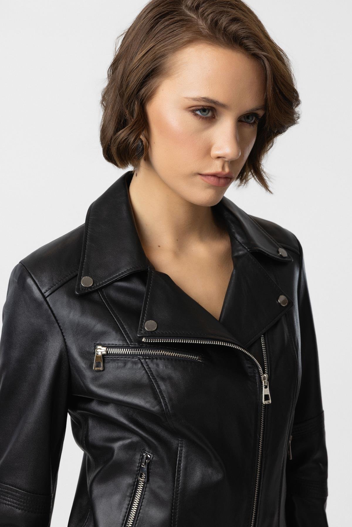 Black Edith Leather Jacket