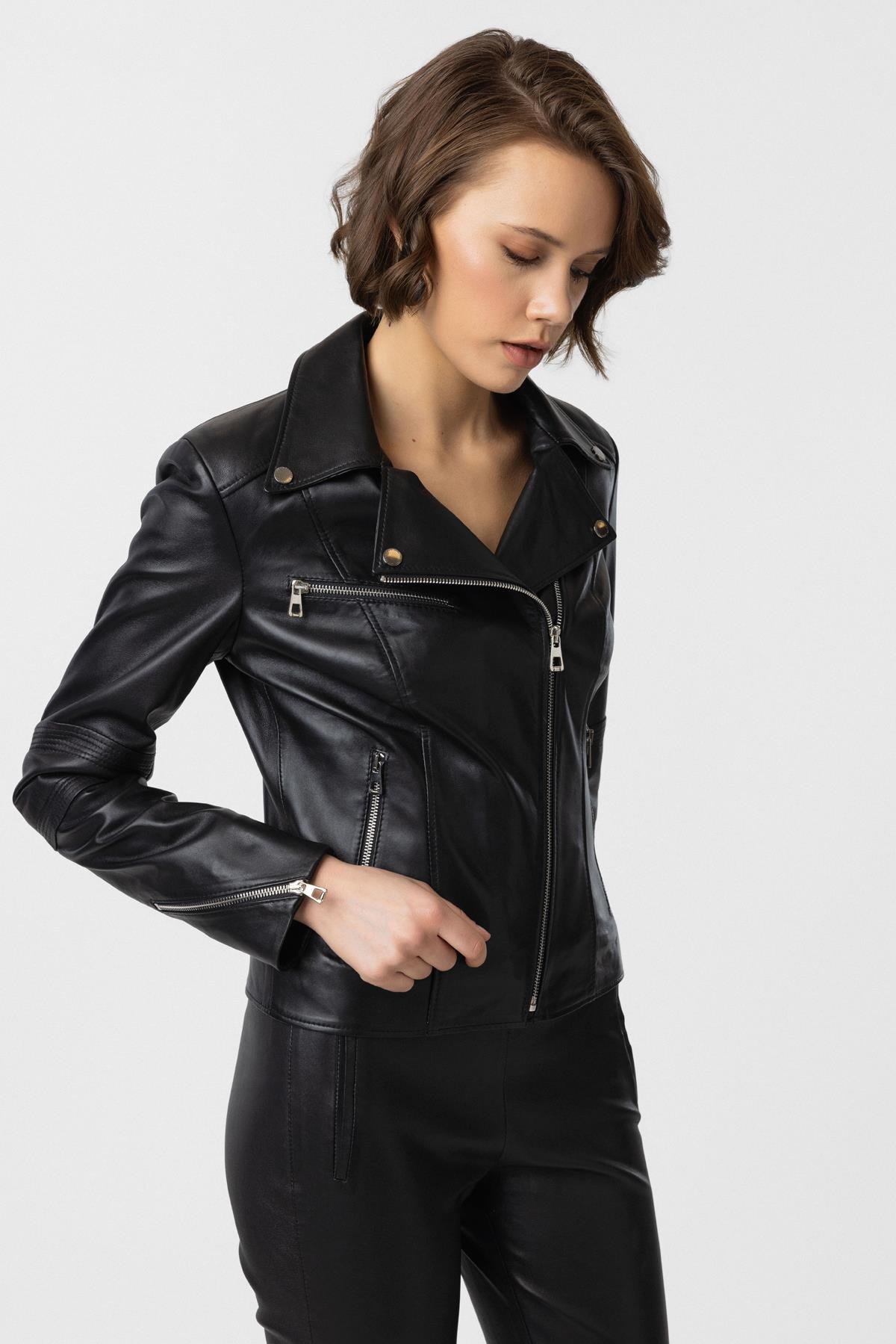 Black Edith Leather Jacket