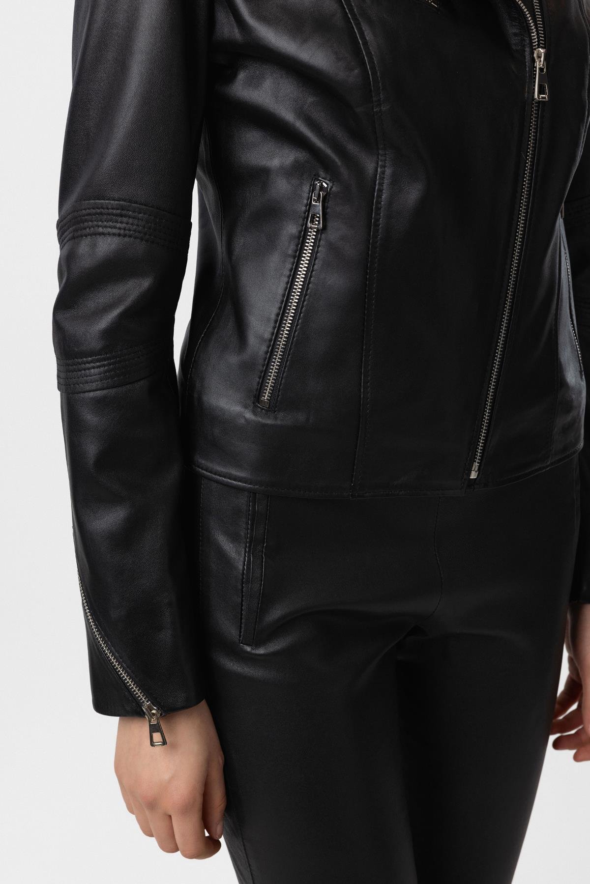 Black Edith Leather Jacket