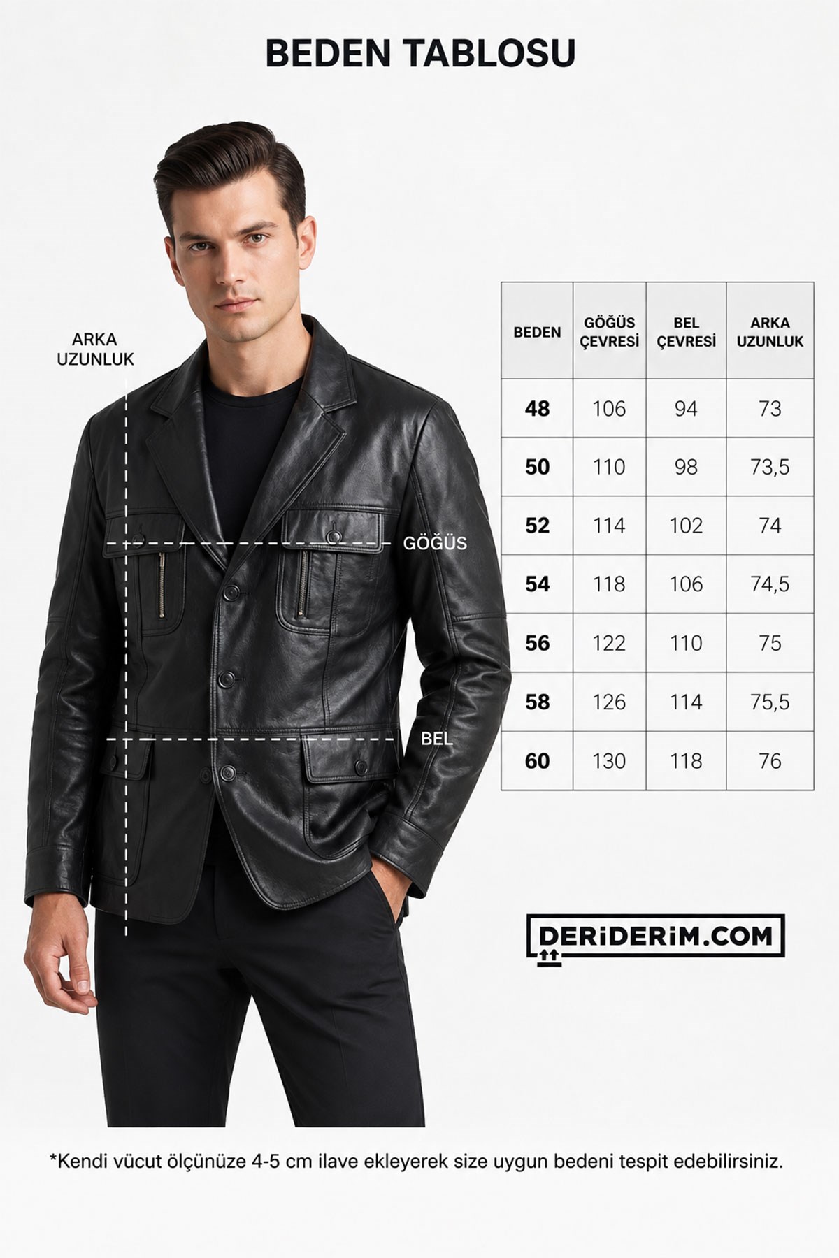Logan Black MenS Leather Coat