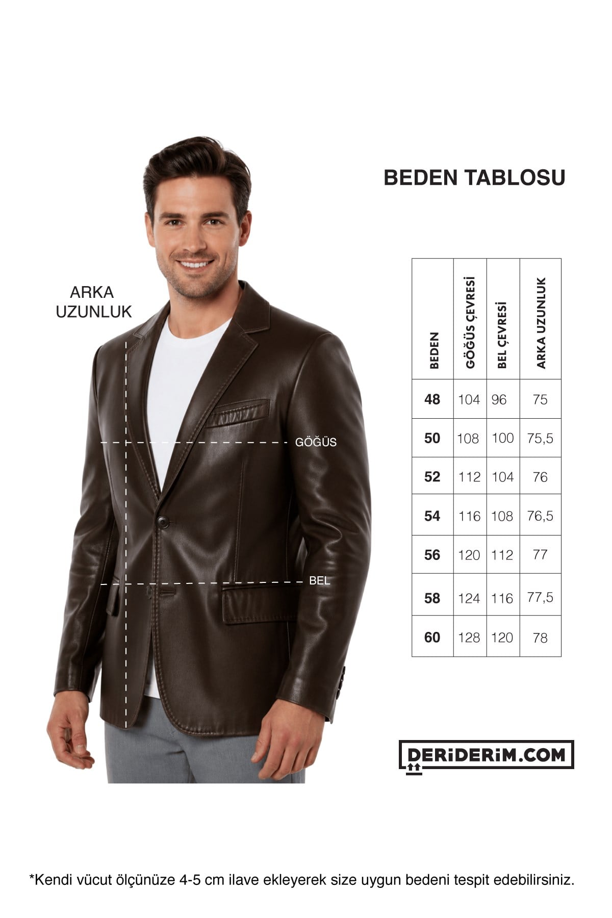 Siyah Lou Erkek Hakiki Deri Blazer Ceket