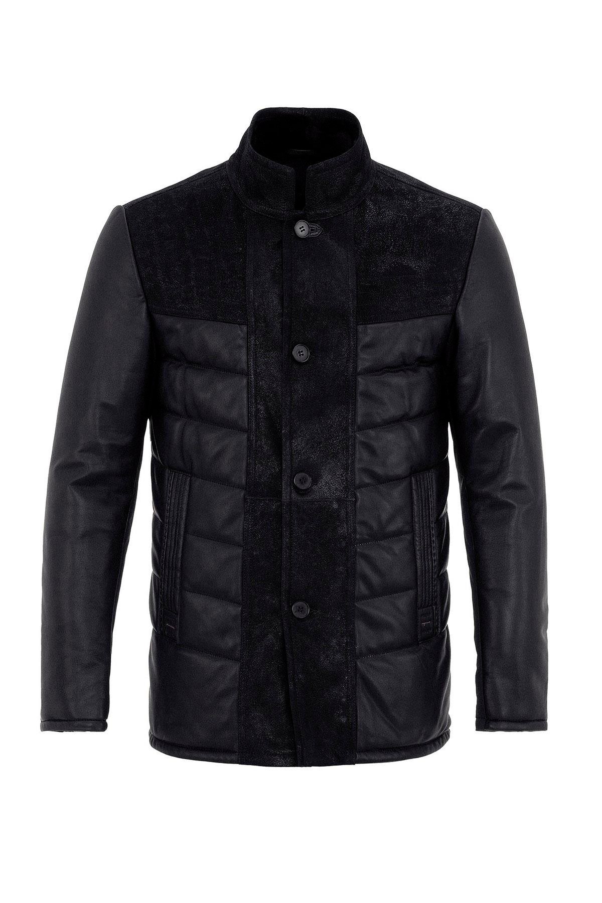 Black Nico Men's Fur Coat