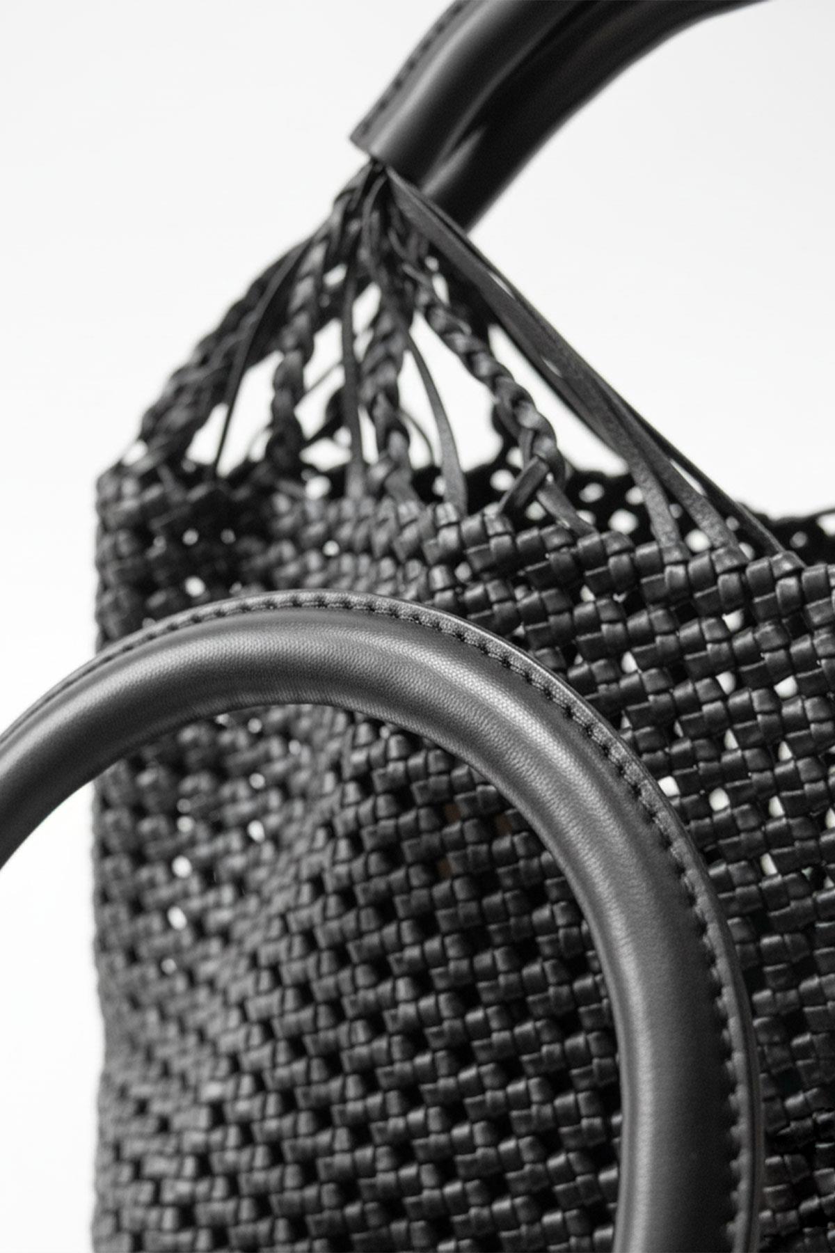 CERES ÖRGÜ DERİ ÇANTA