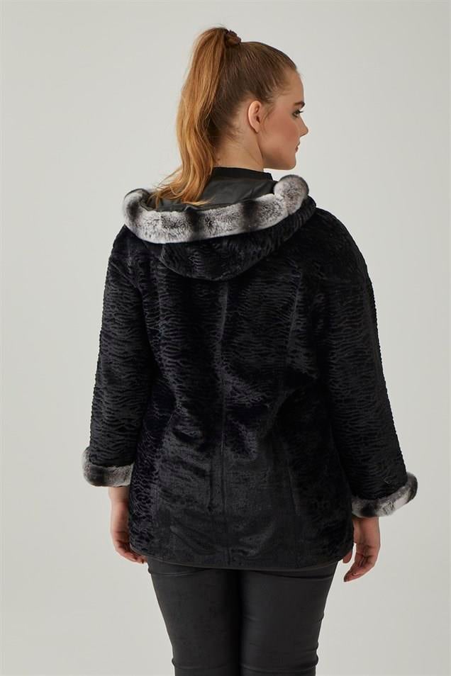 Black Perla Women's Leather Coat