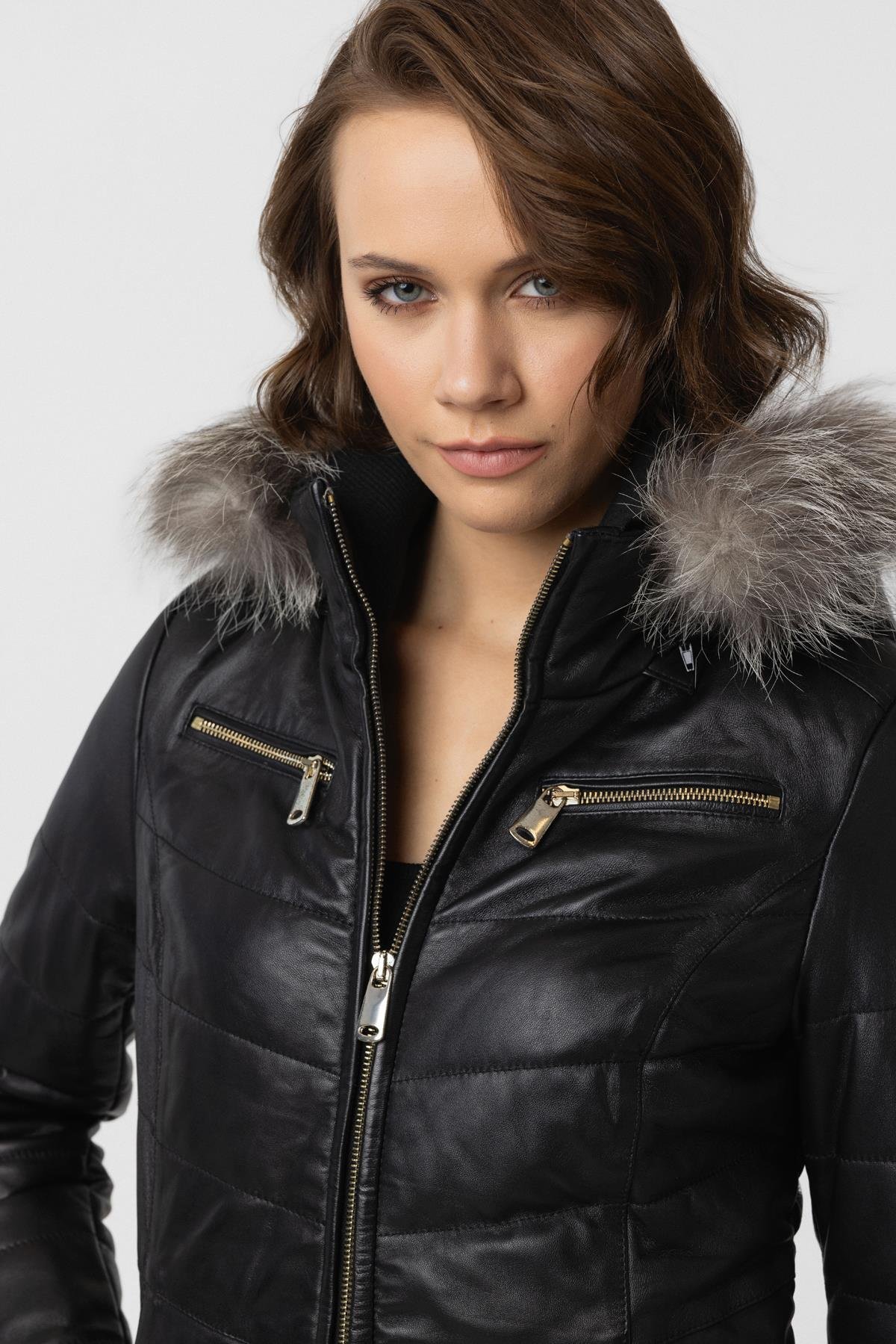Serena WomenS Leather Coat