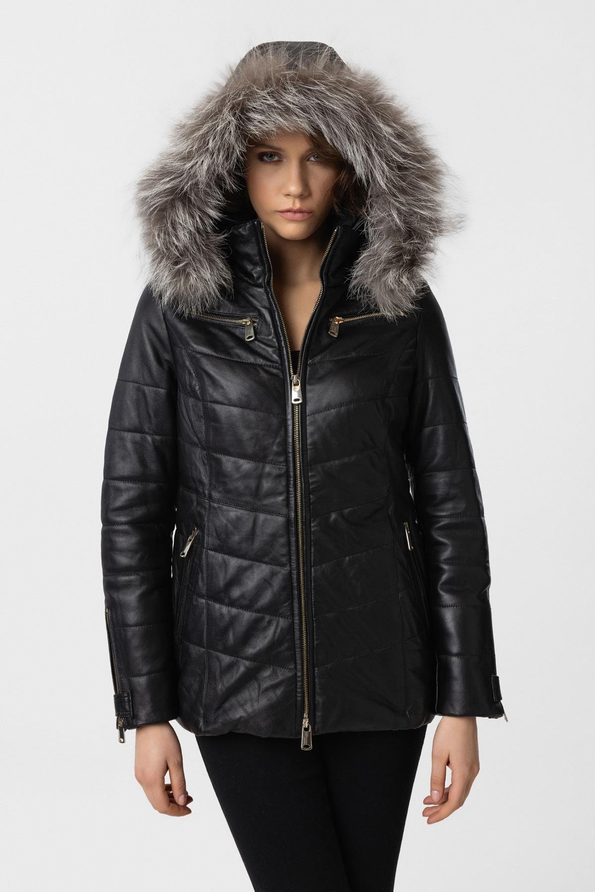 Serena WomenS Leather Coat