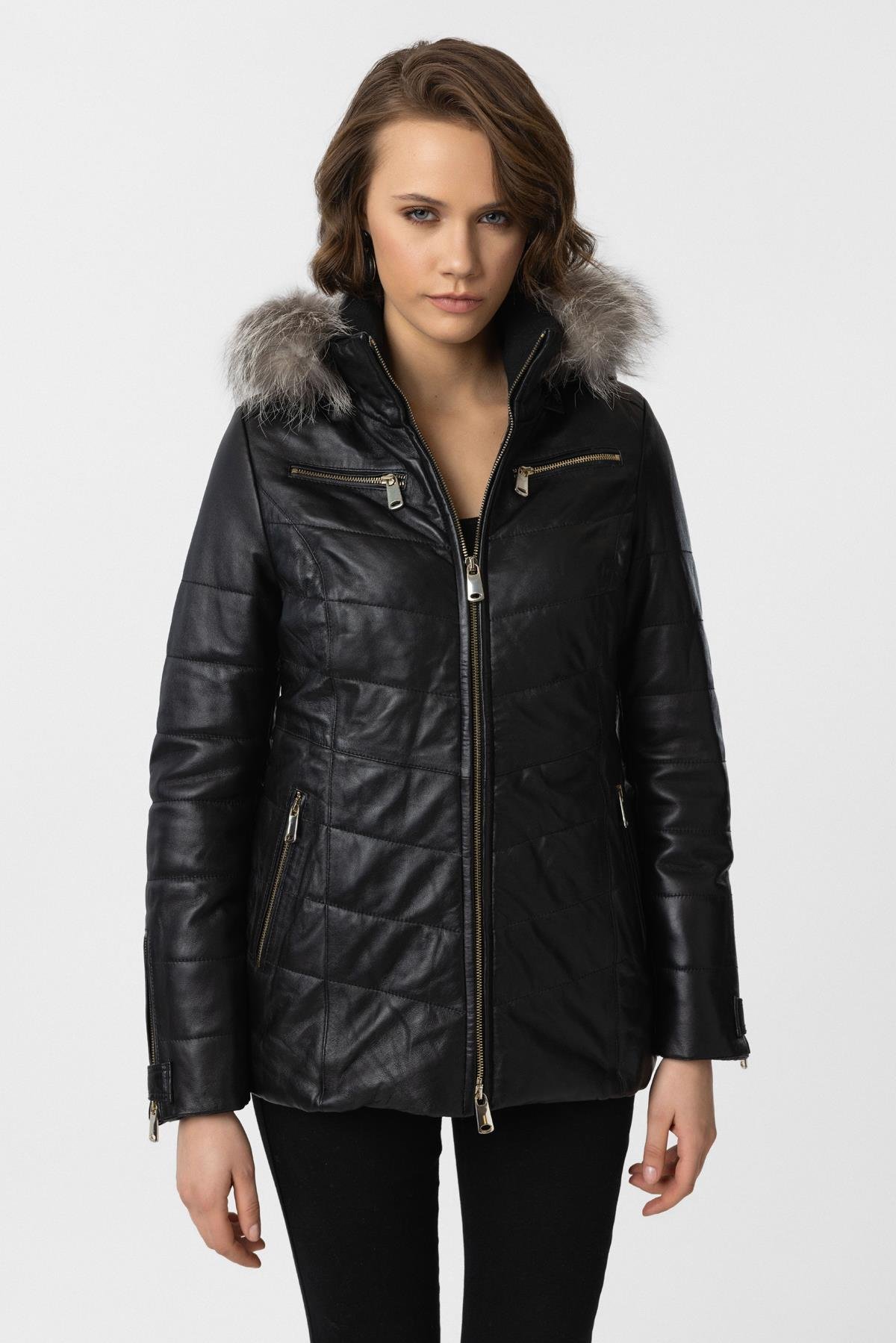 Serena WomenS Leather Coat