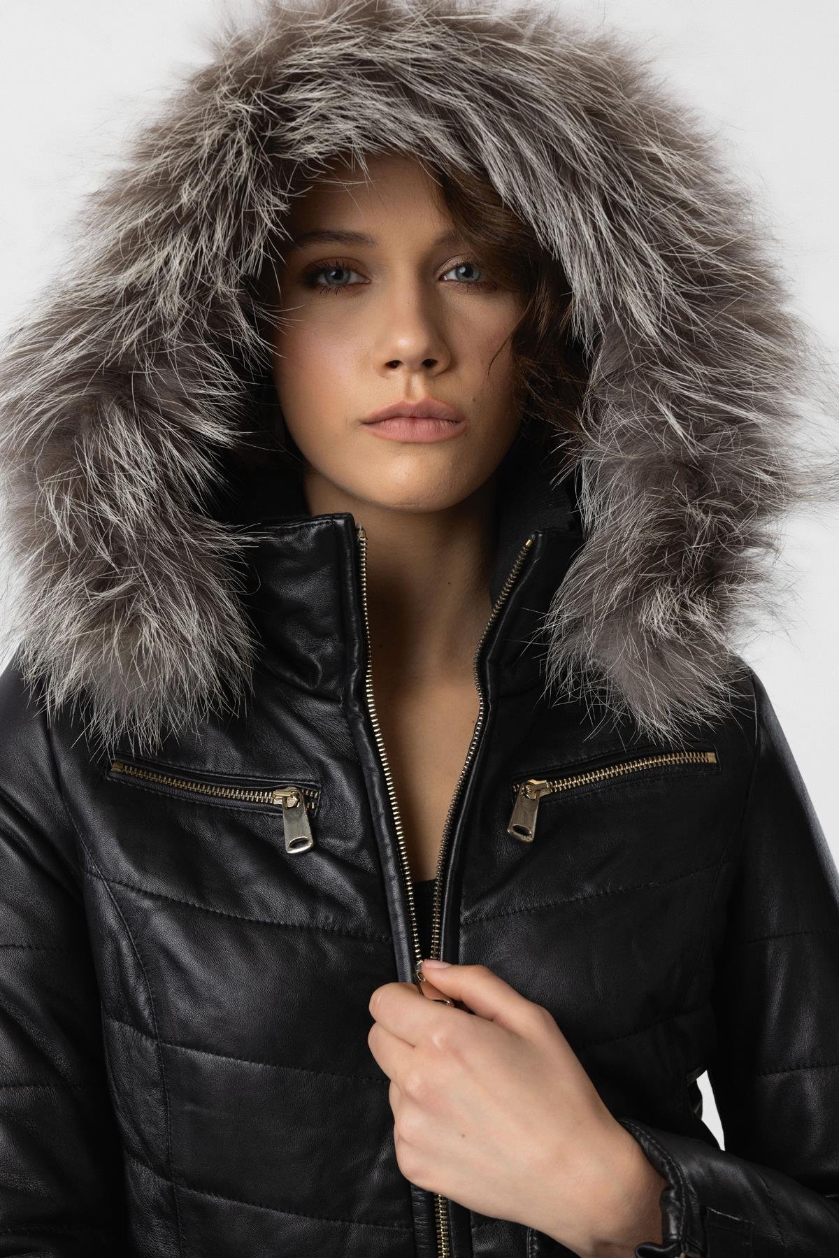 Serena WomenS Leather Coat