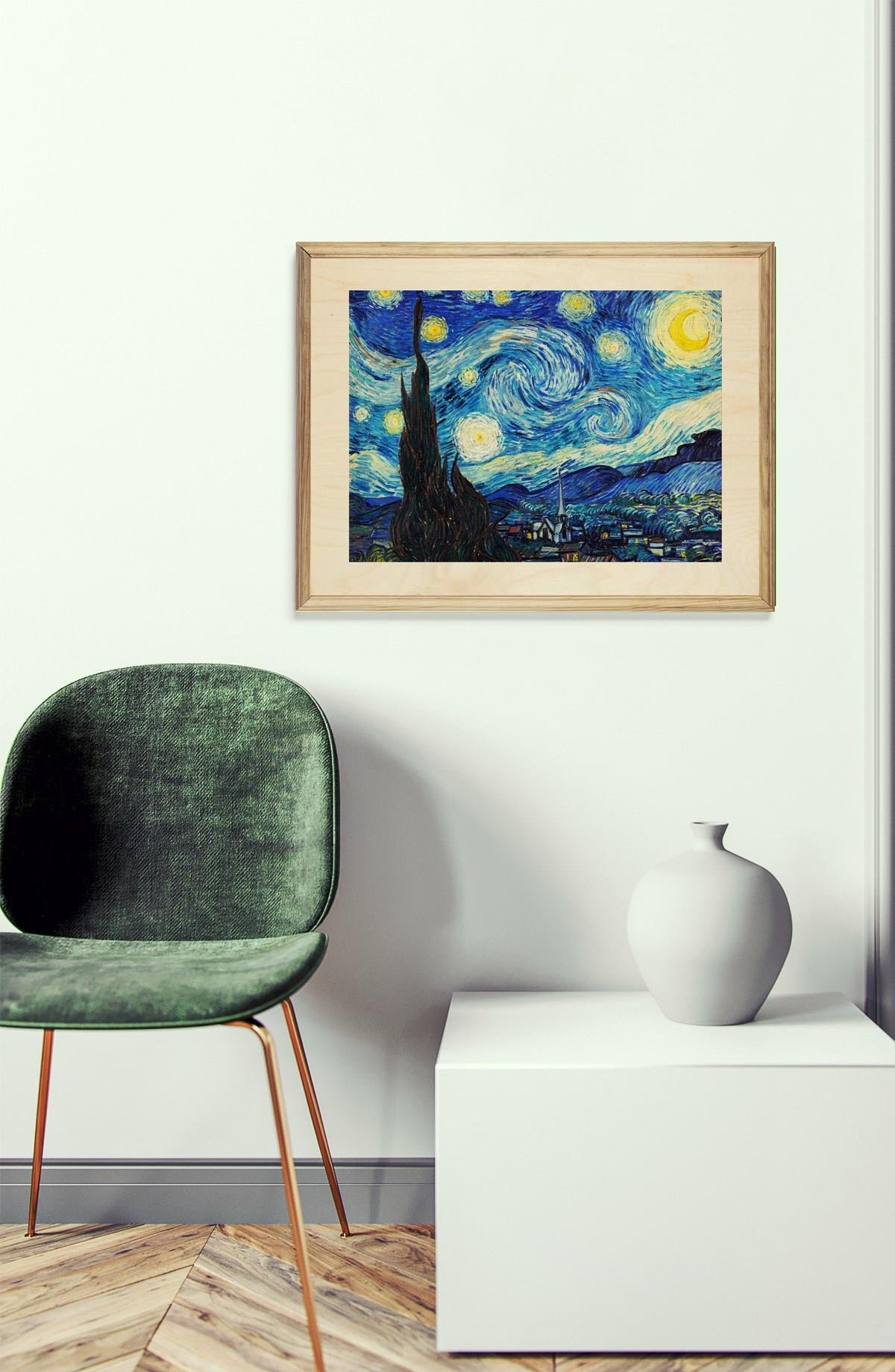VAN GOGH A Night With Stars Wooden Table