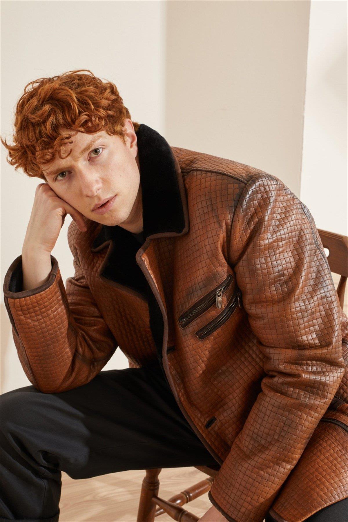 Maverik Men's Leather Coat