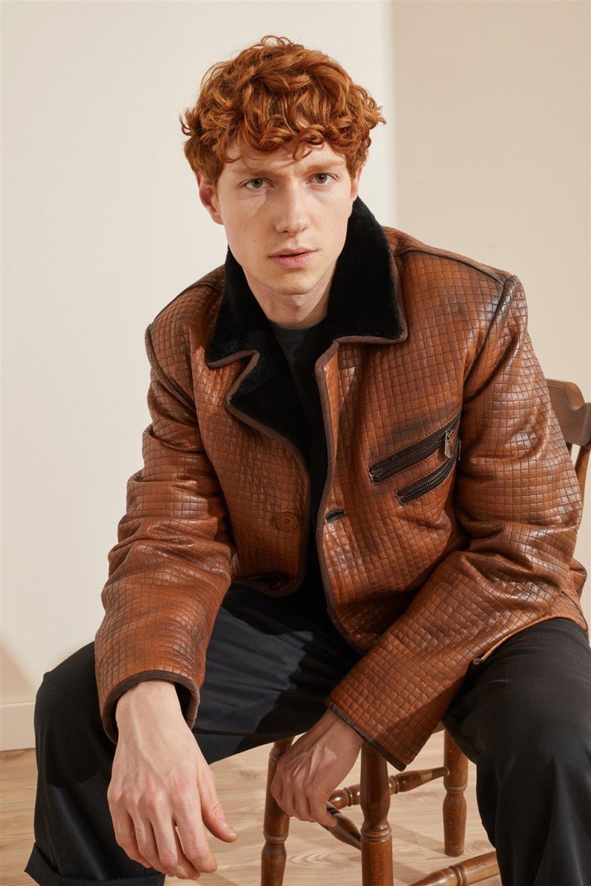 Maverik Men's Leather Coat