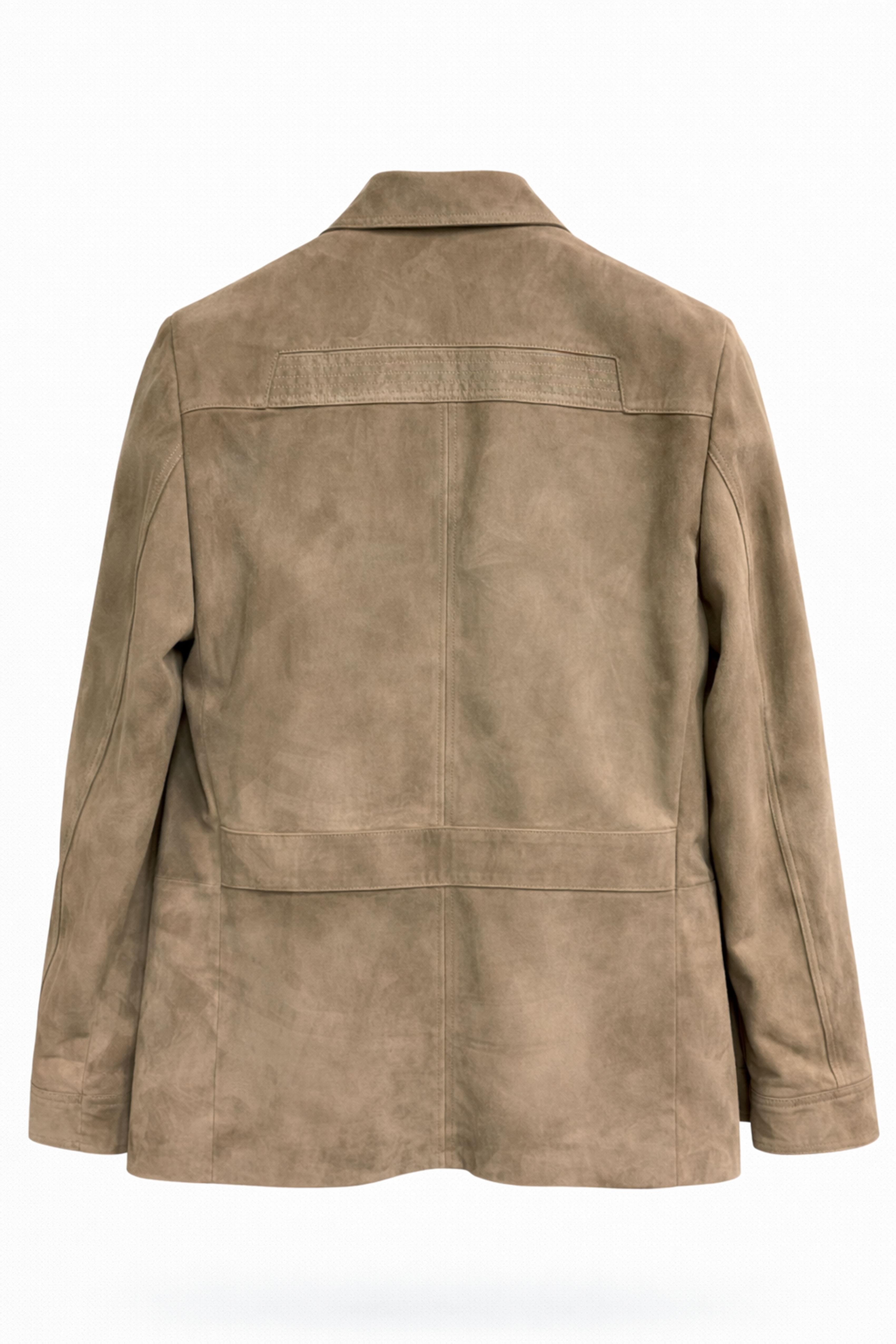 Vizon Süet Erkek Deri Ceket