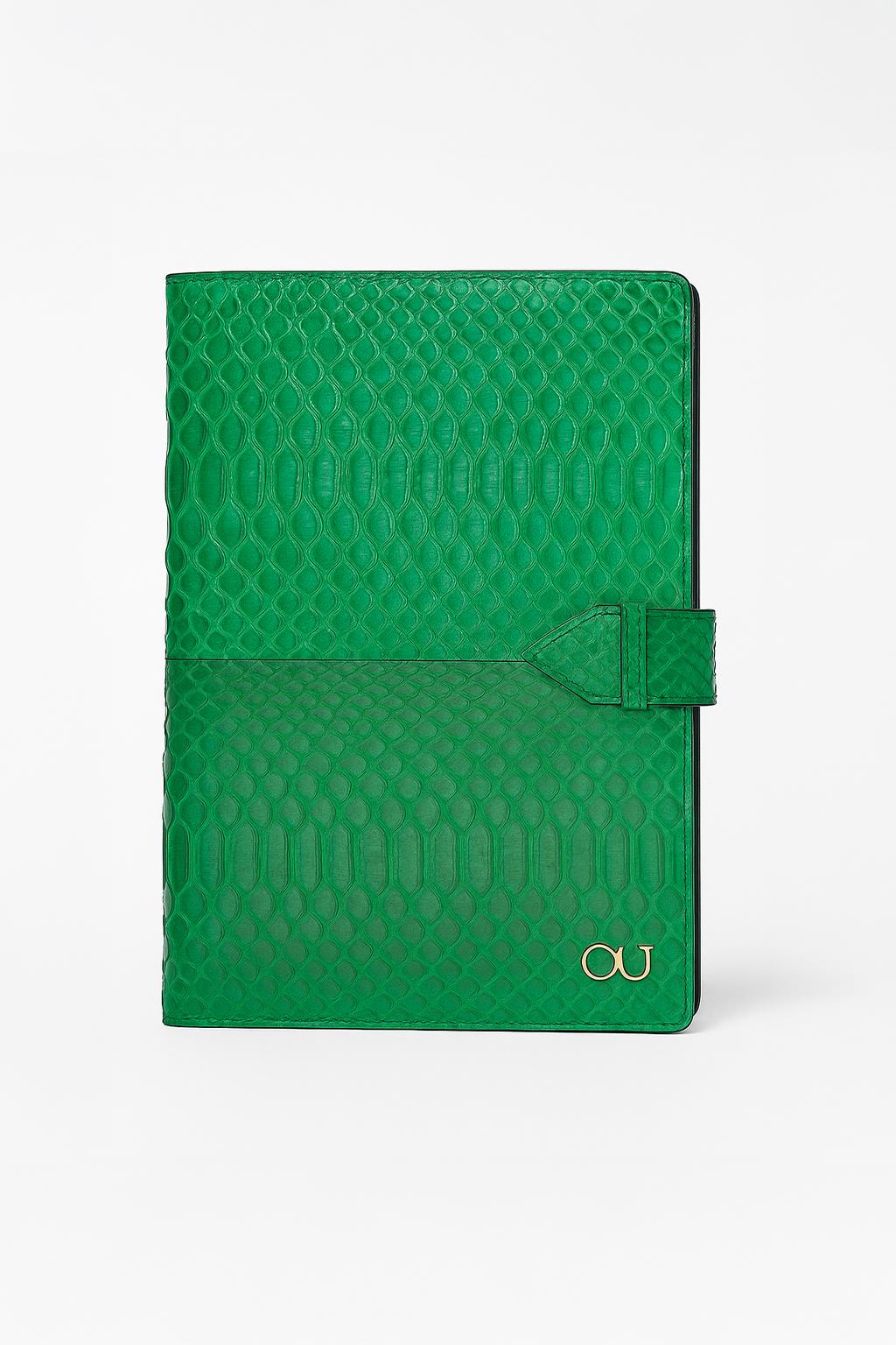 Yeşil Hakiki Yılan Derisi Tablet Kılıfı