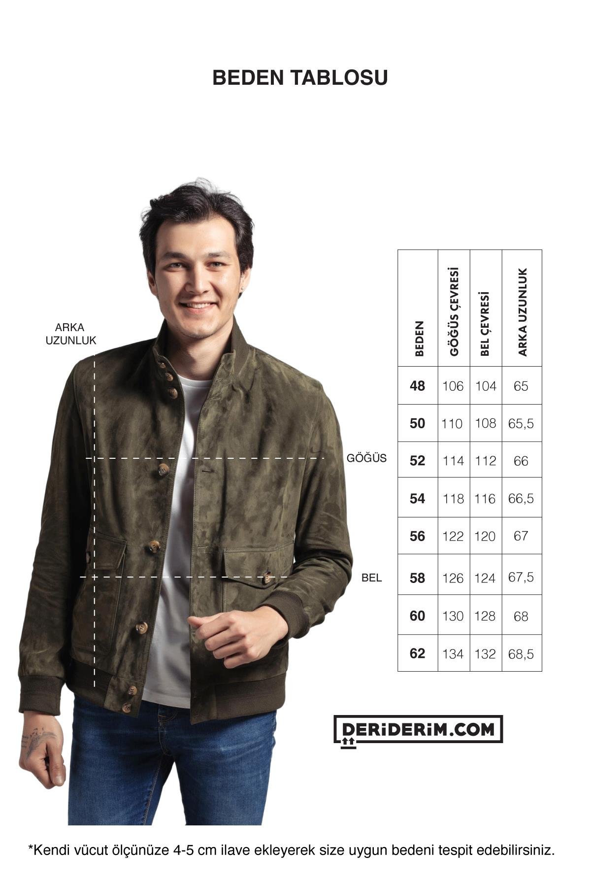 Green Knox MenS Suede Coat