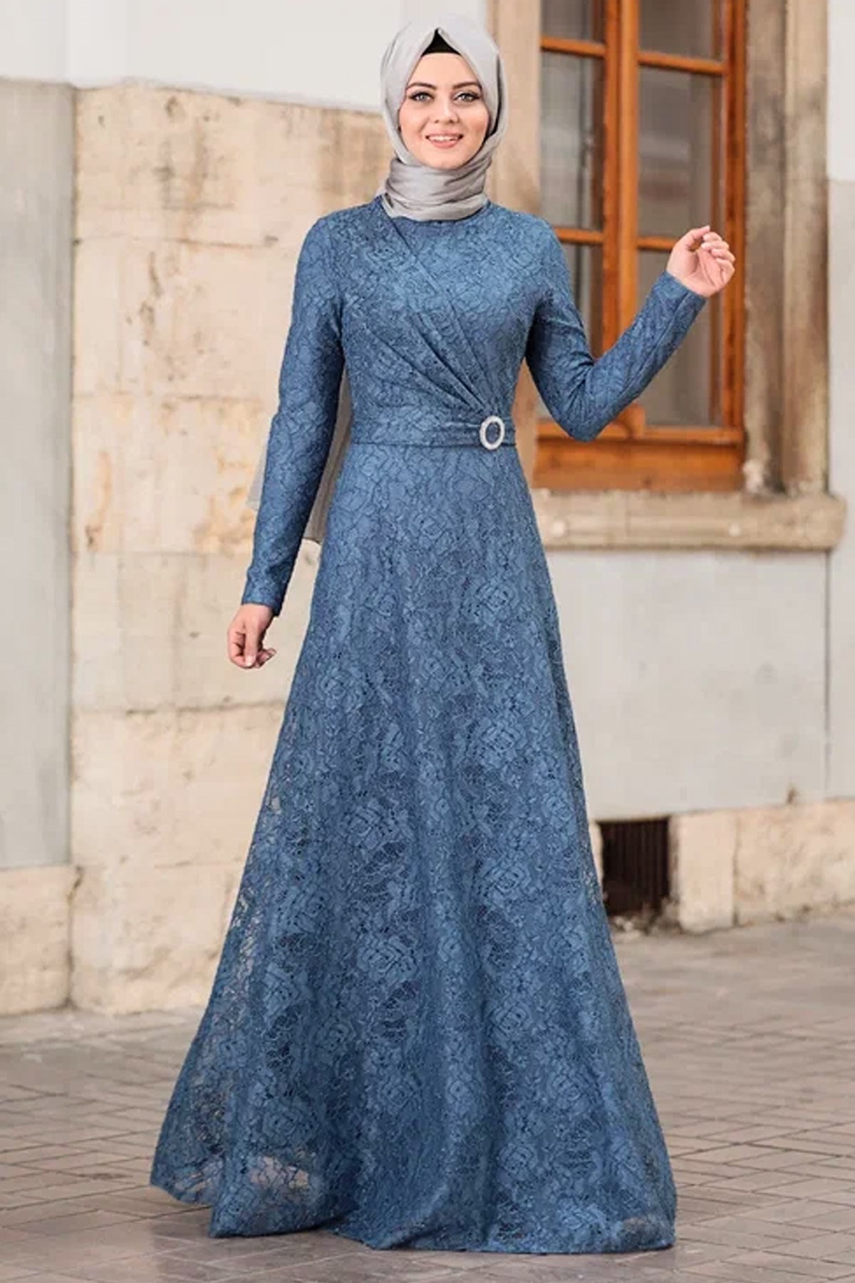 TANEM ABİYEAHN180-İNDİGOAhunisa